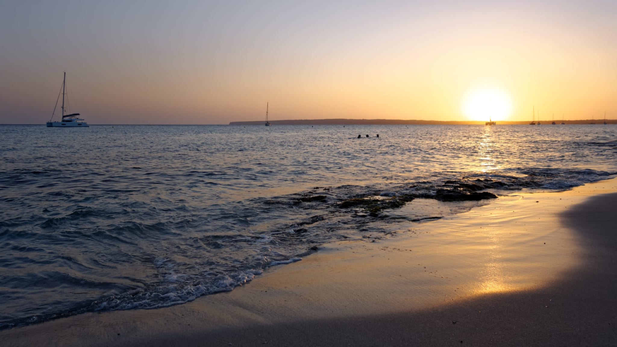 Playa de Migjorn, Formentera, Spanien