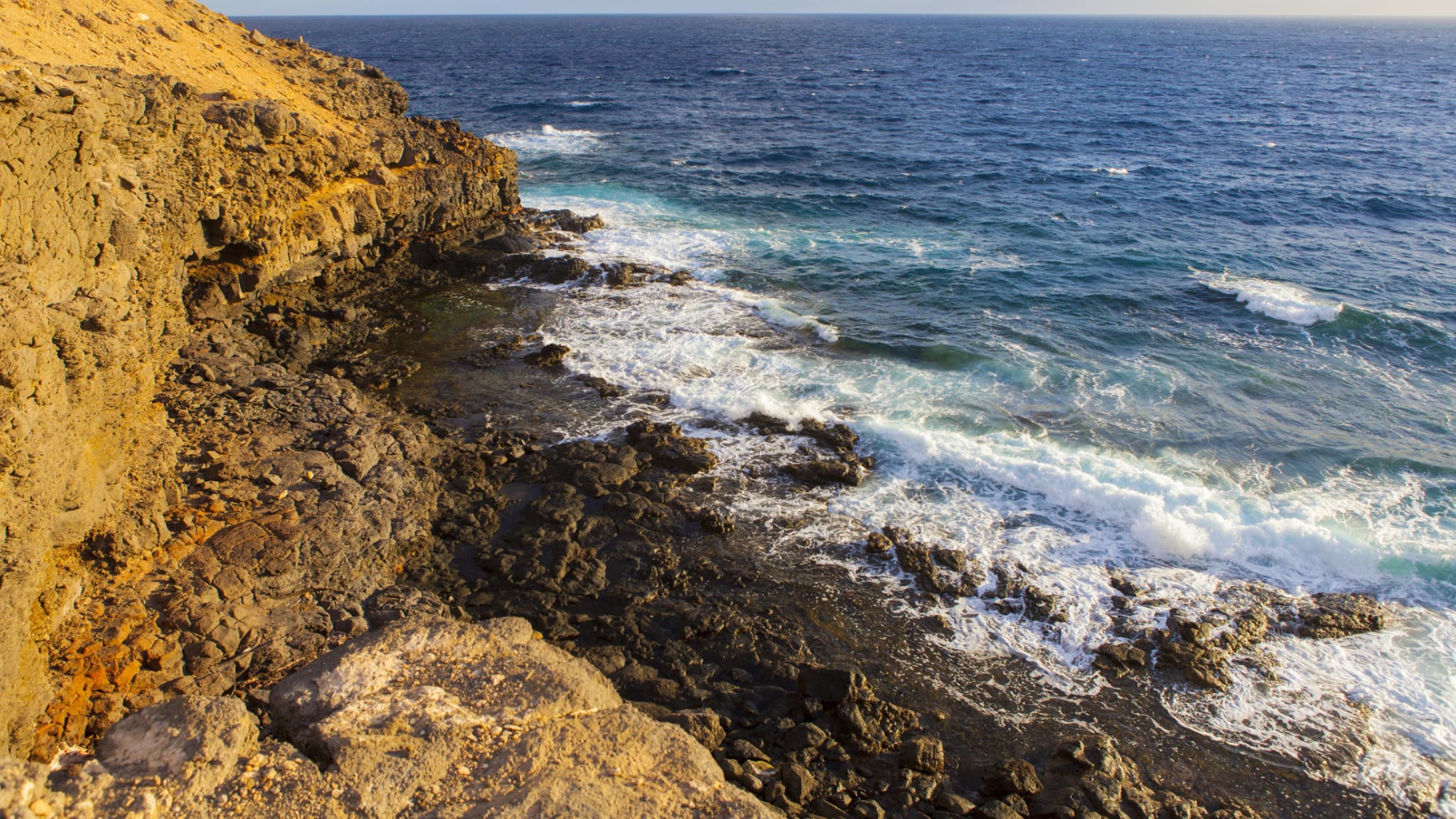 Strand Costa Antigua, Fuerteventura, Spanien