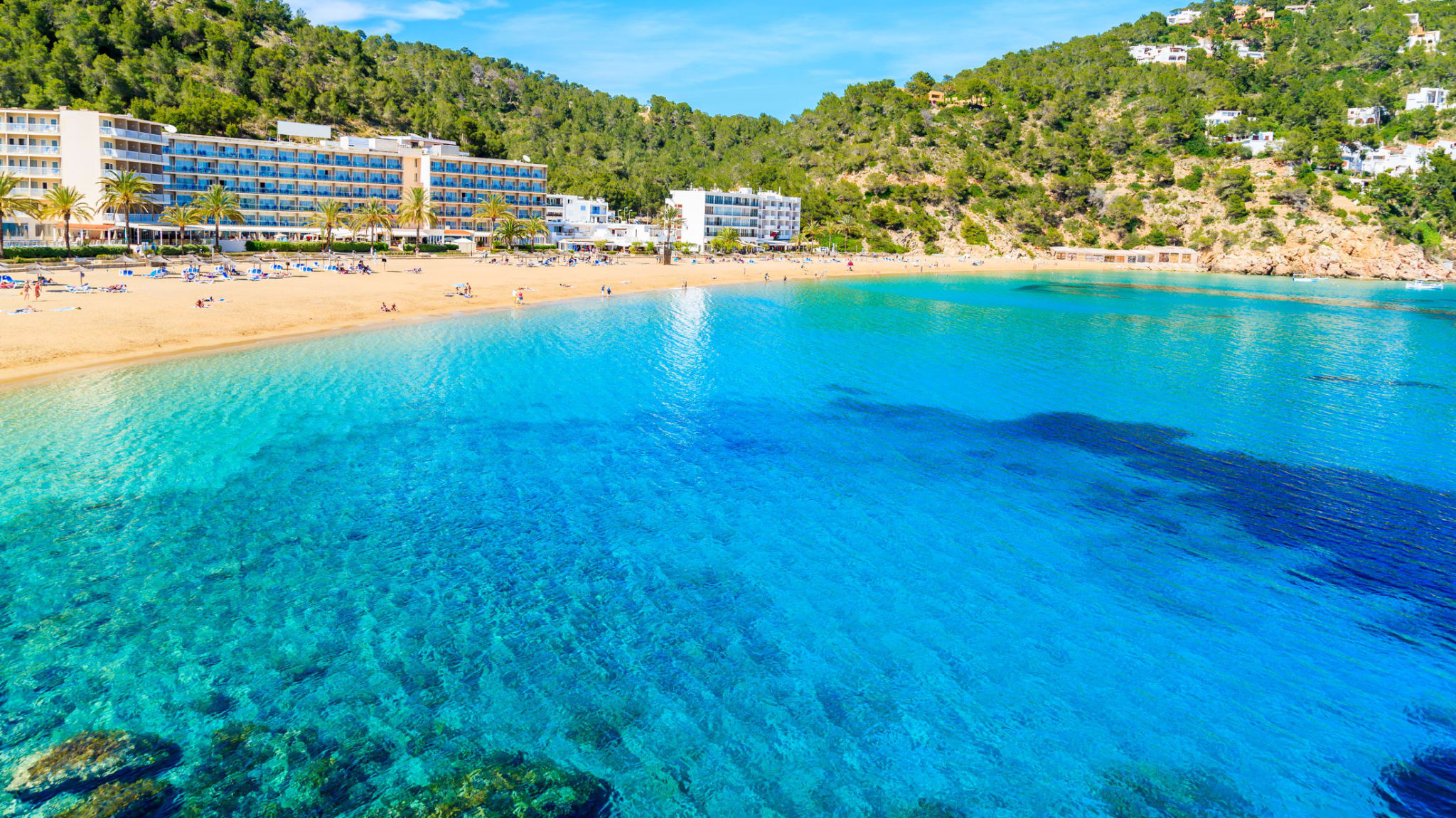 Cala San Vicente, Ibiza, Spanien