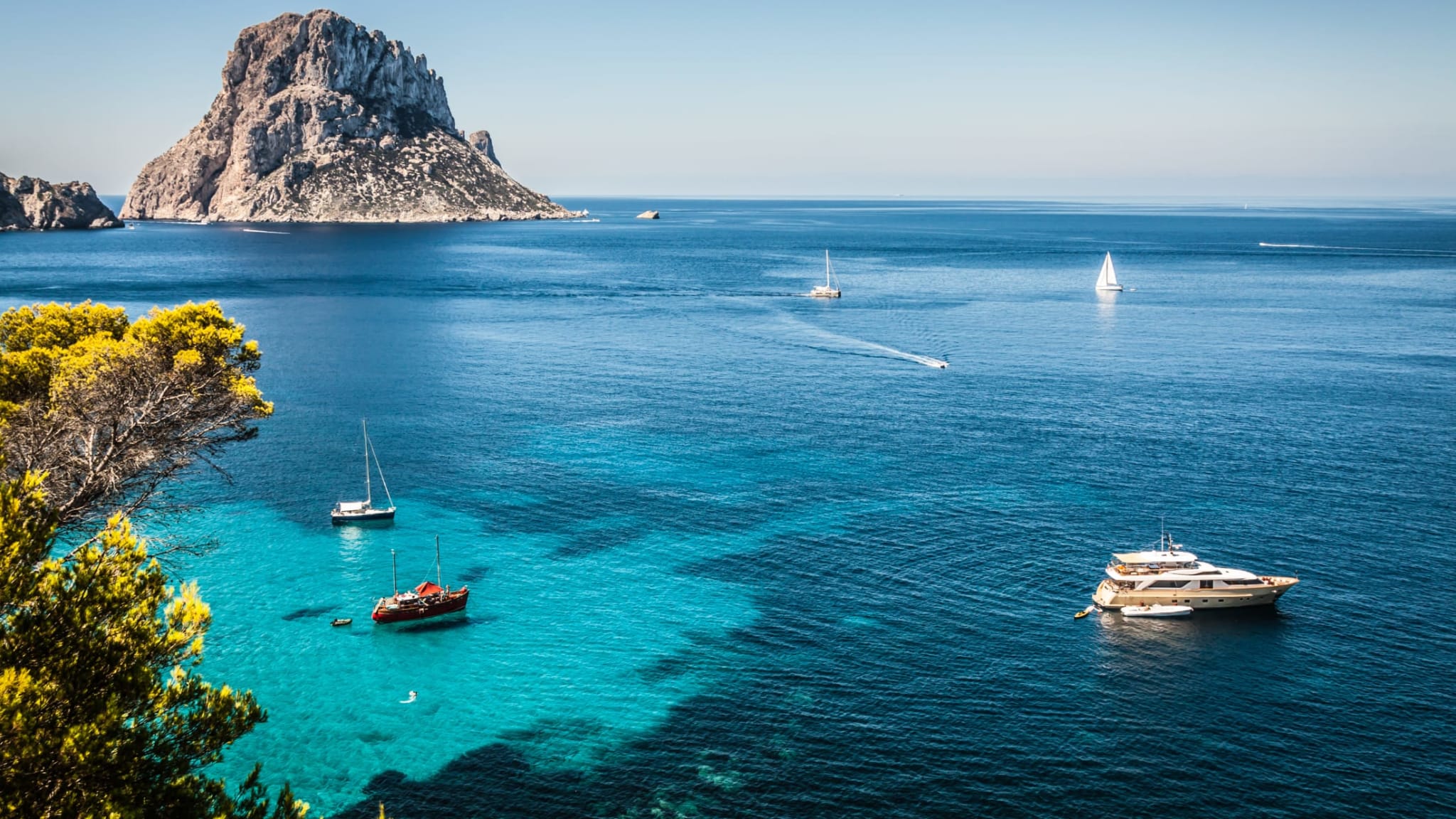 Cala d'Hort, Ibiza, Spanien