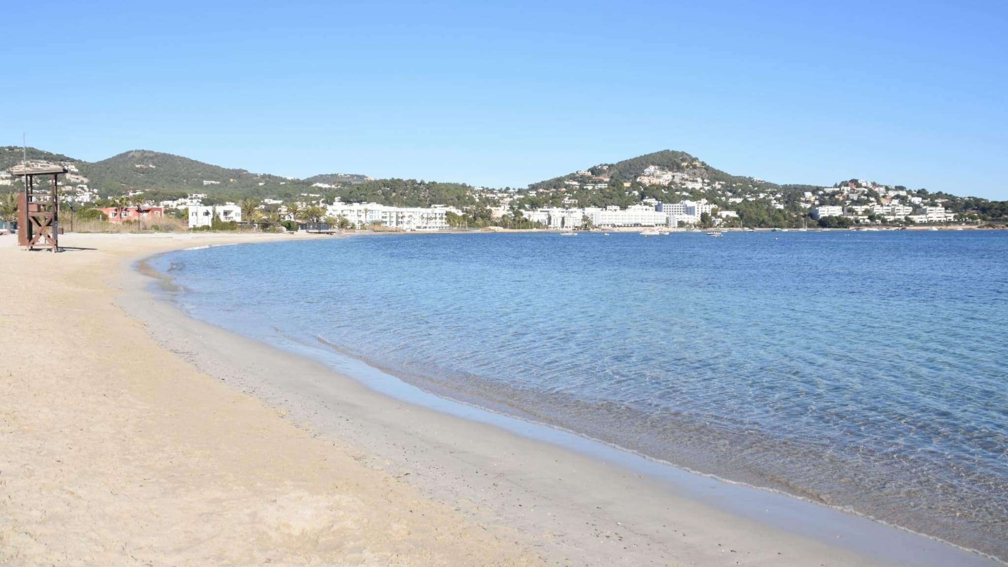 Playa de Talamanca, Ibiza, Spanien