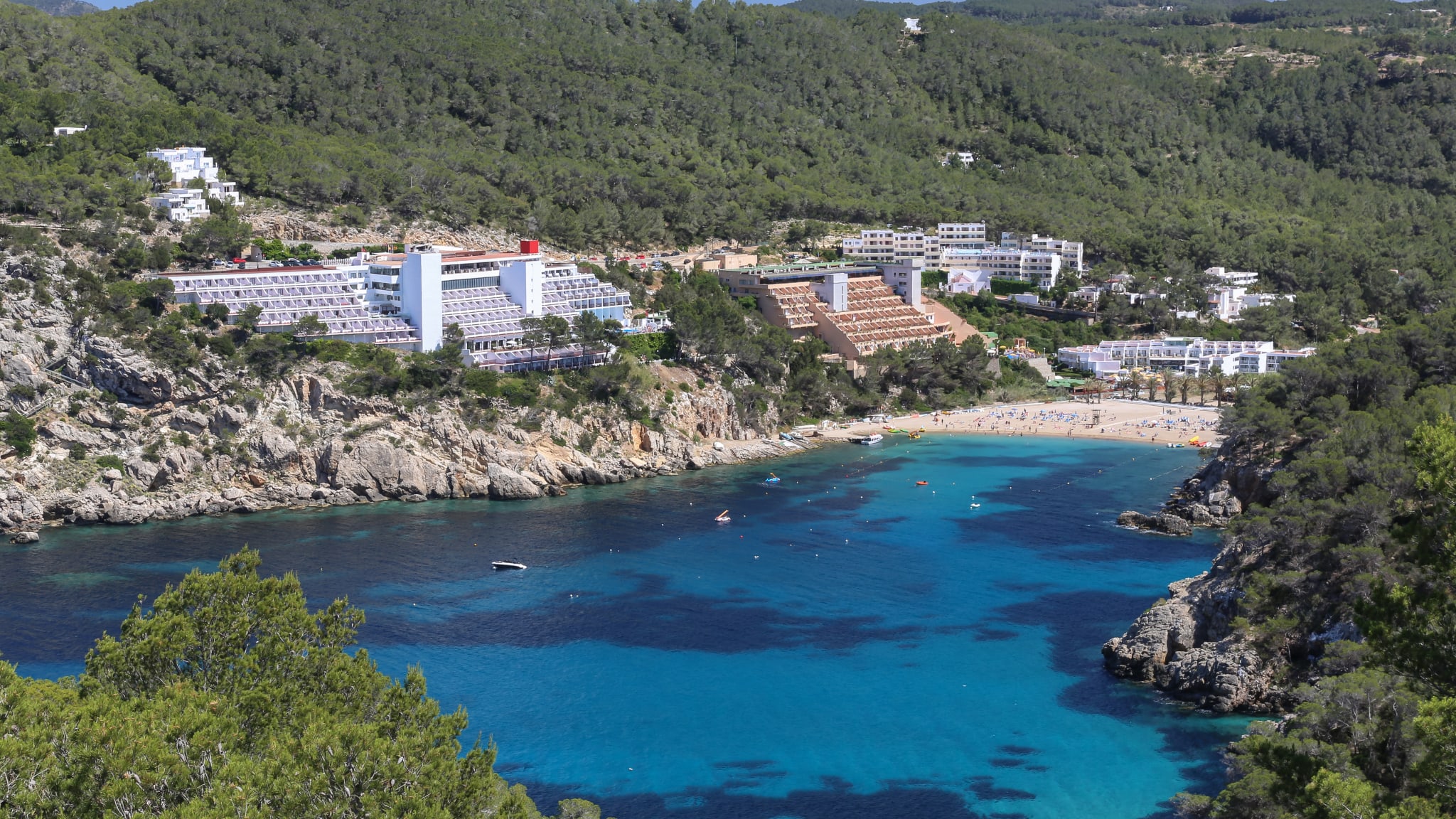 Port de Sant Miquel, Ibiza, Spanien