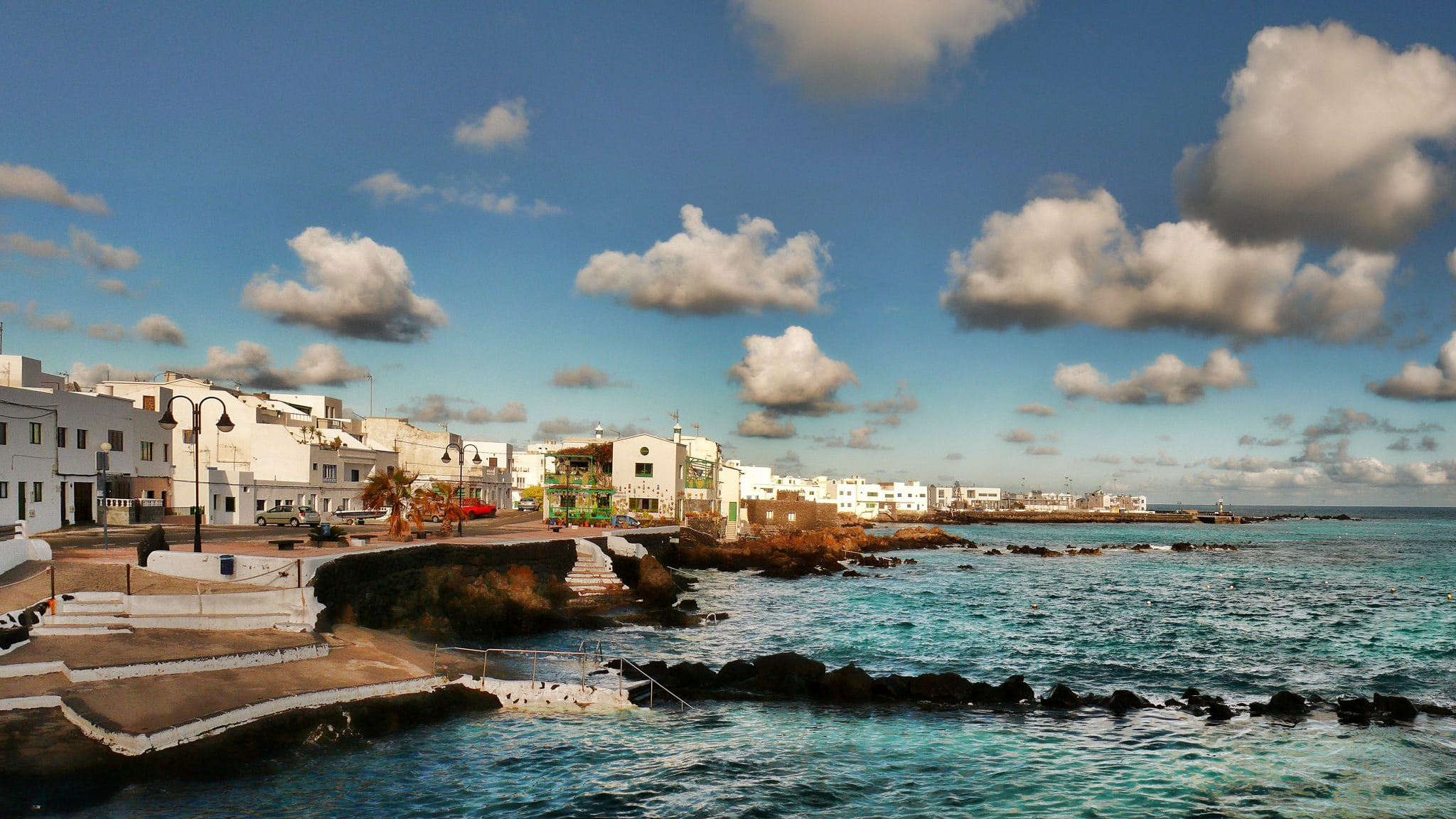 Strandpromenade, Punta Mujeres, Lanzarote