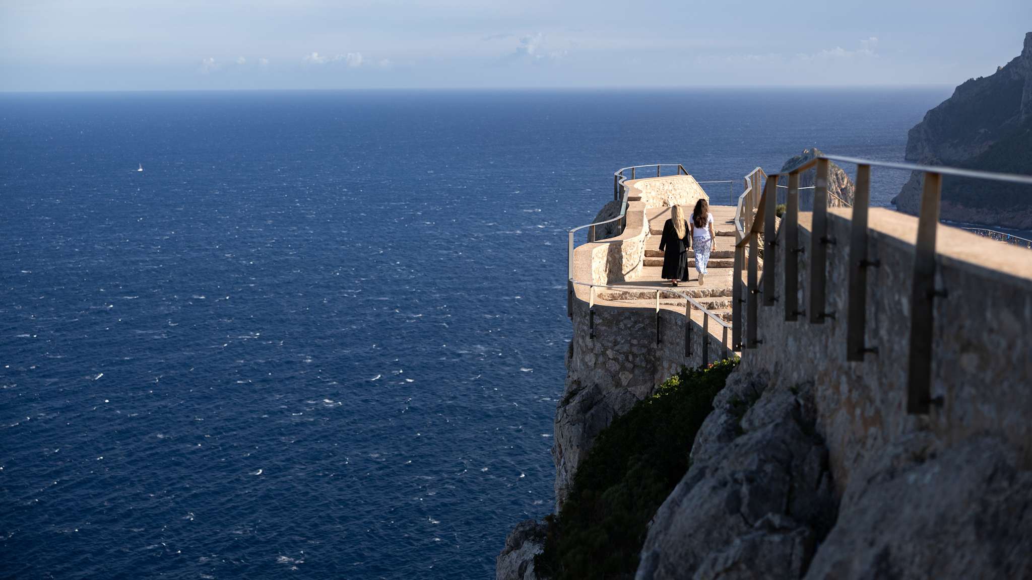 Aussichtspunkt am Mirador Es Colomer auf Mallorca, Spanien