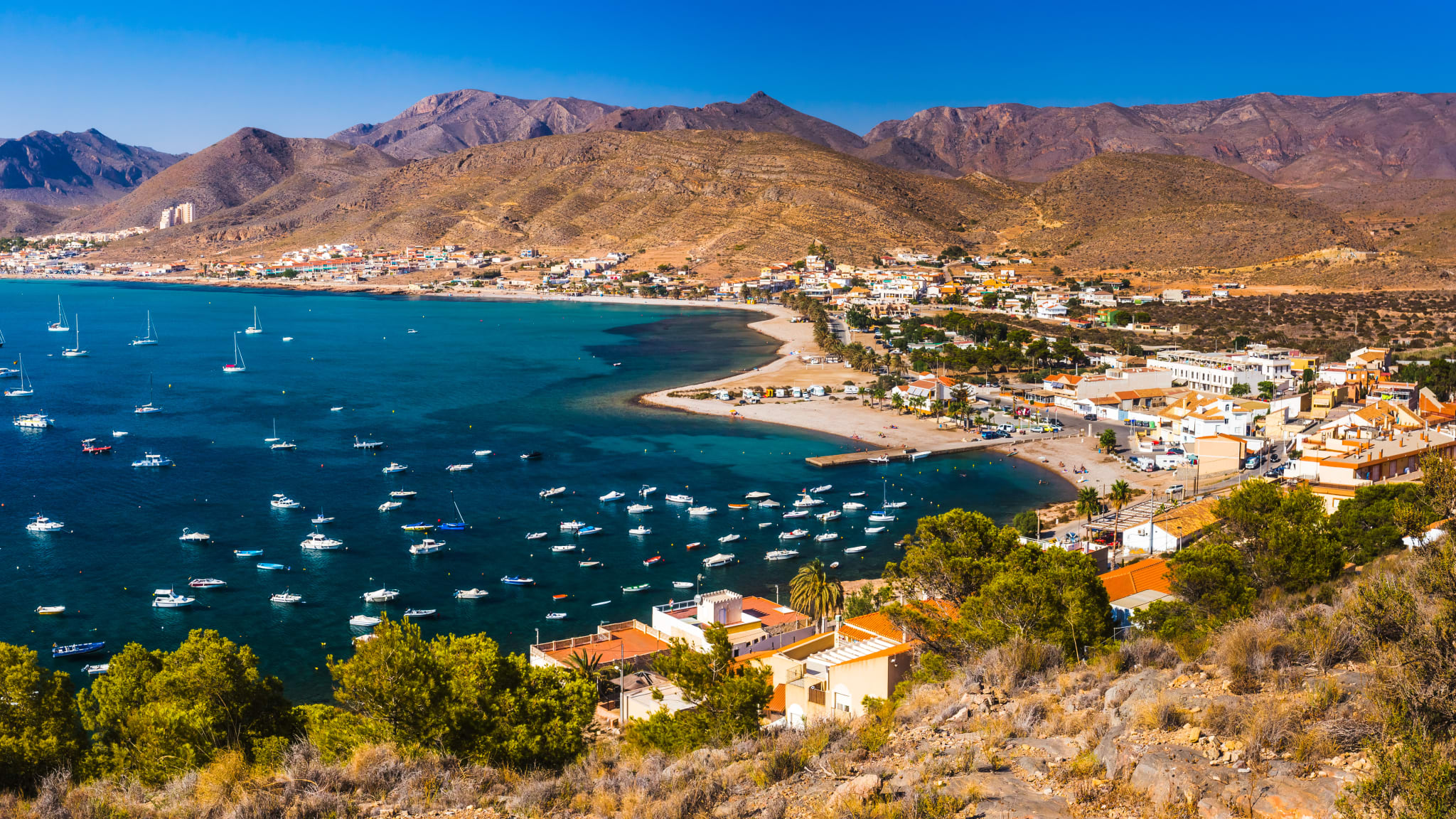 Strand la Azohia in Murcia, Spanien