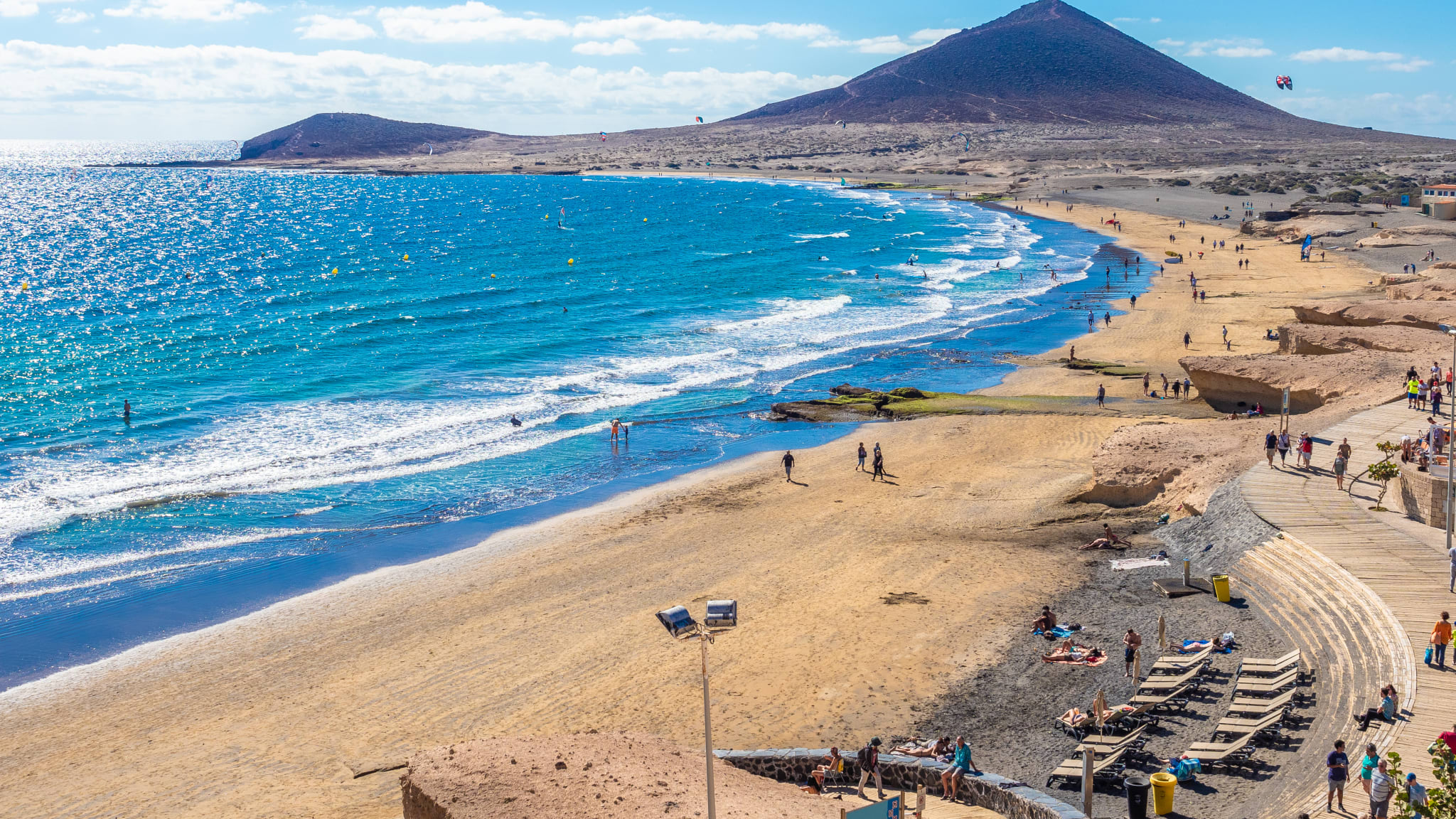 Strand El Medano, Teneriffa, Spanien