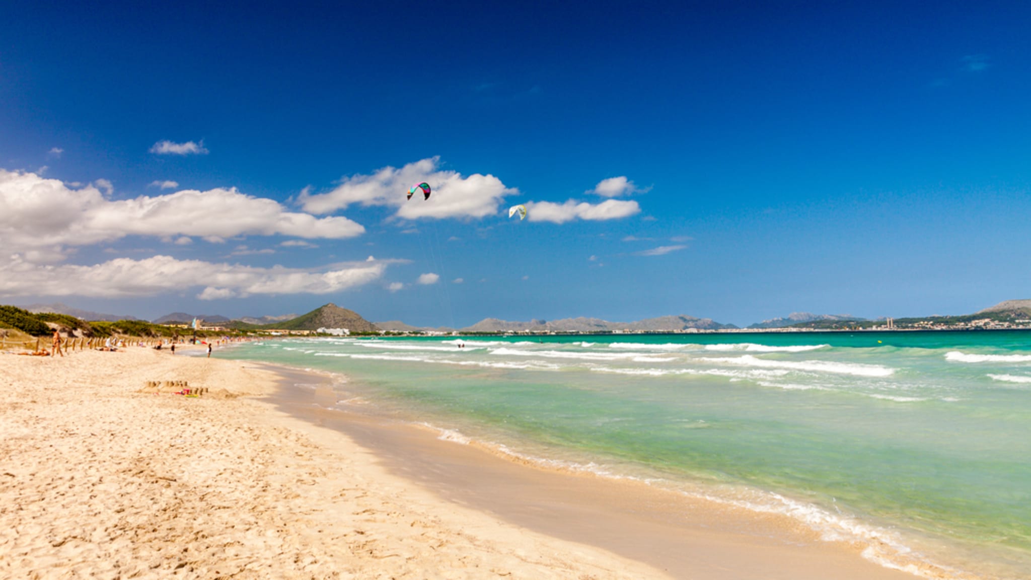 Sandstrand am Playa de Muro auf Mallorca
