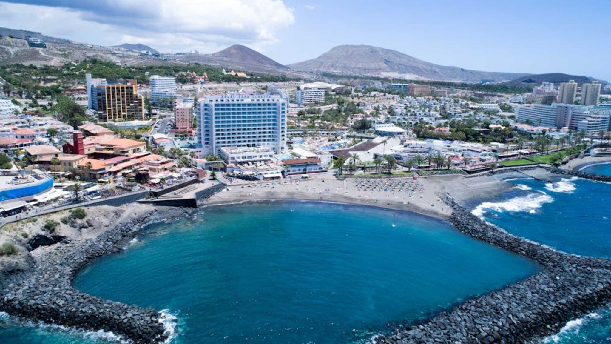 Playa del Bobo in Costa Adeje auf Teneriffa, Spanien