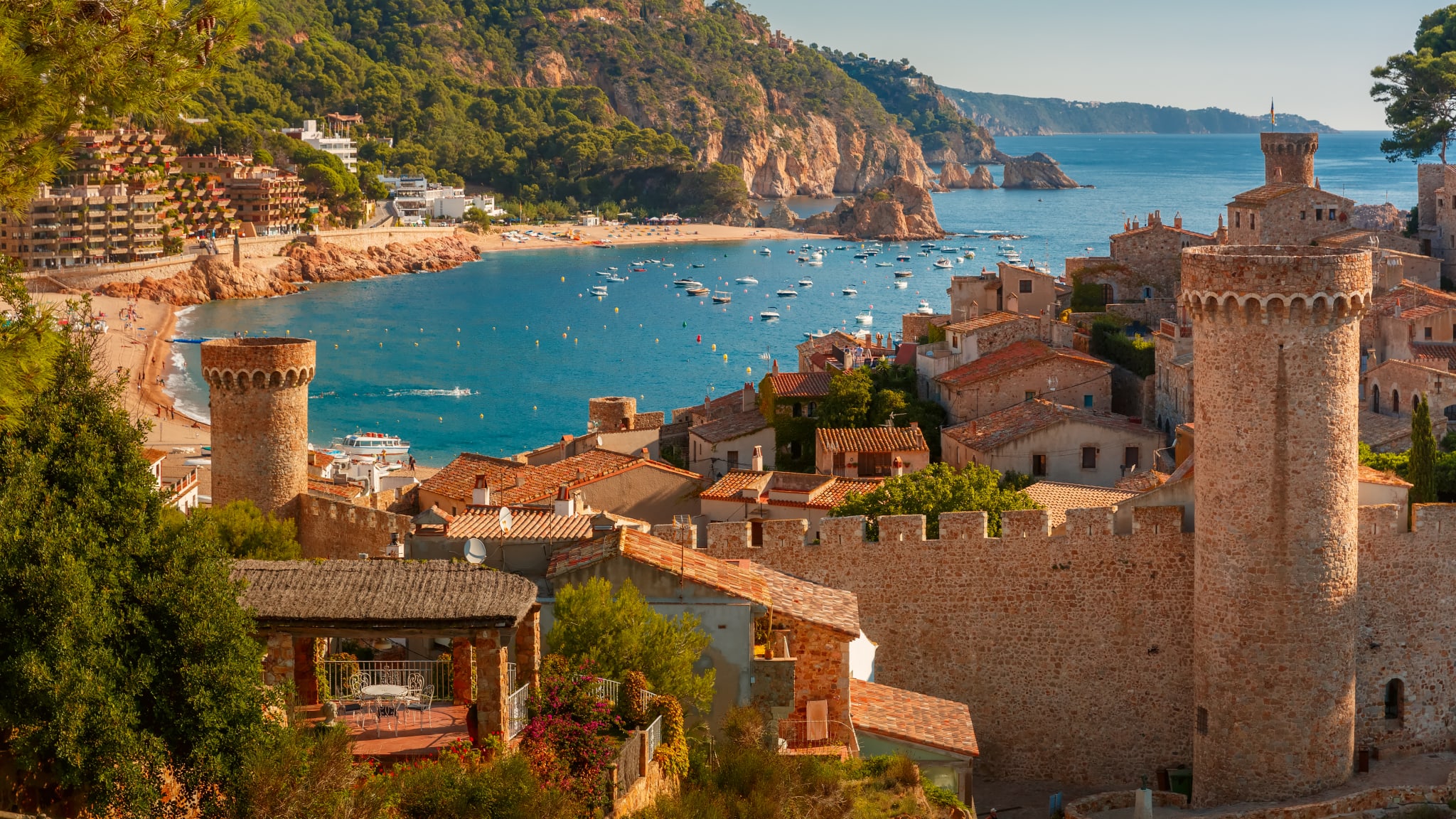 Tossa de Mar, Costa Brava, Spanien