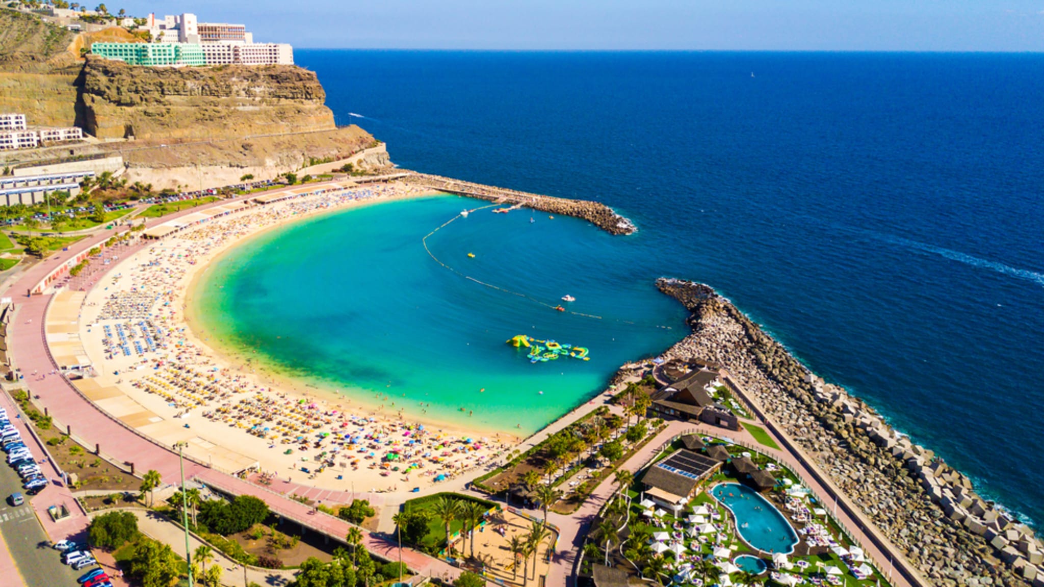 Urlaub Am Playa De Amadores Strand Auf Gran Canaria