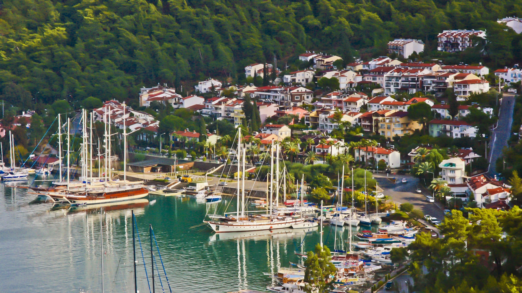 Hafen von Fethiye, Türkei
