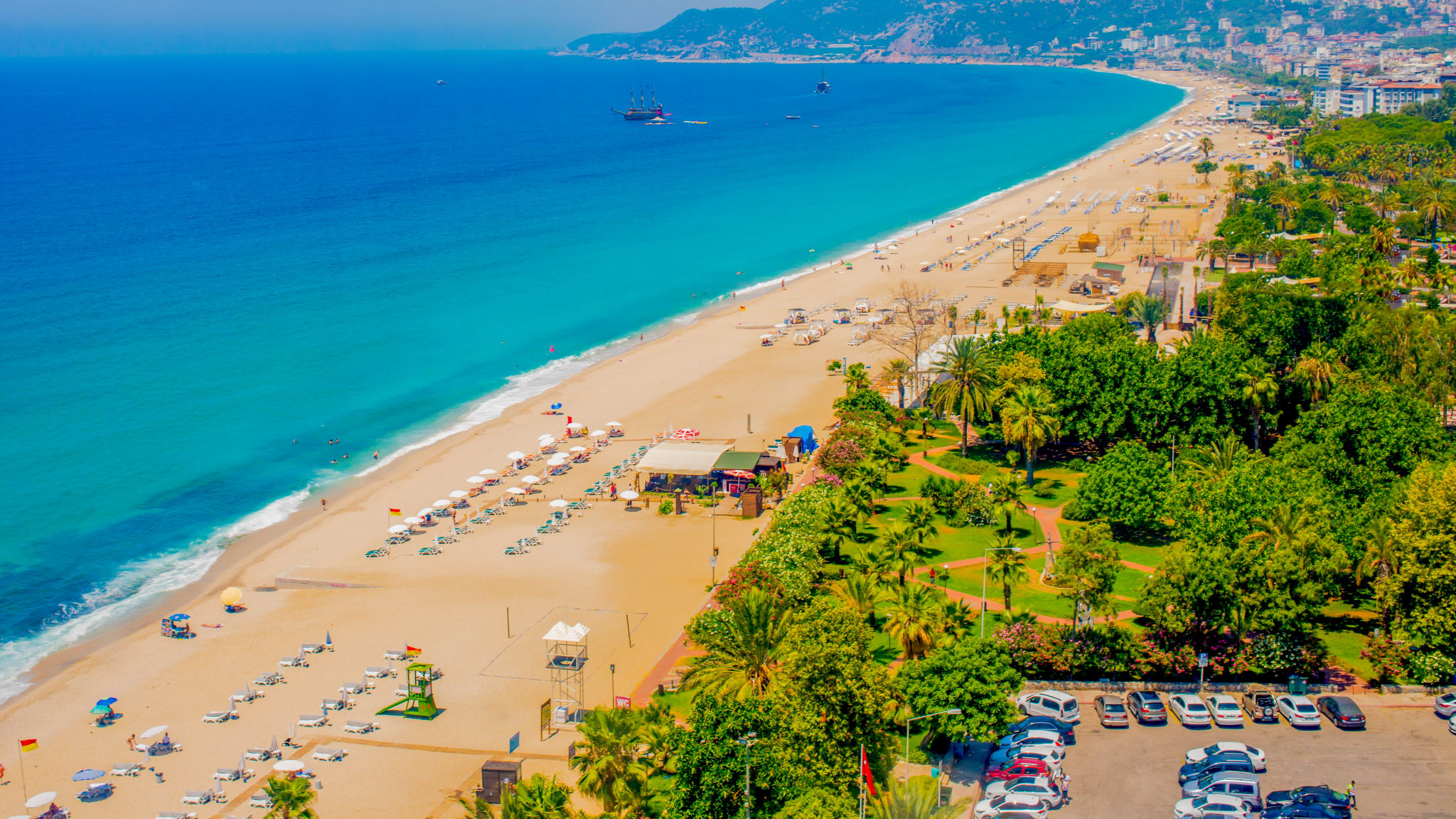 Kleopatra Beach, Alanya, Türkische Riviera