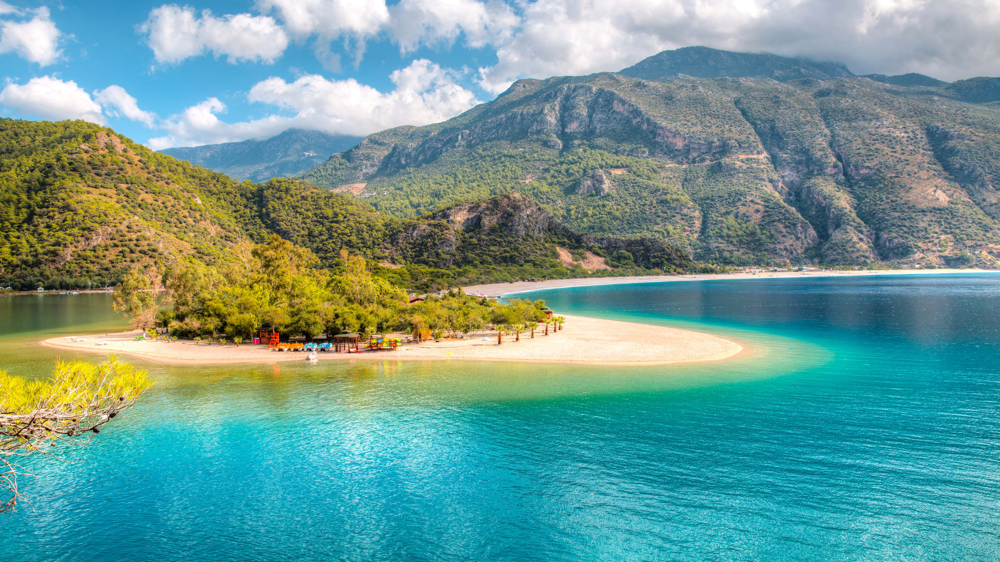 Oludeniz is one of the most famous beach in Turkey