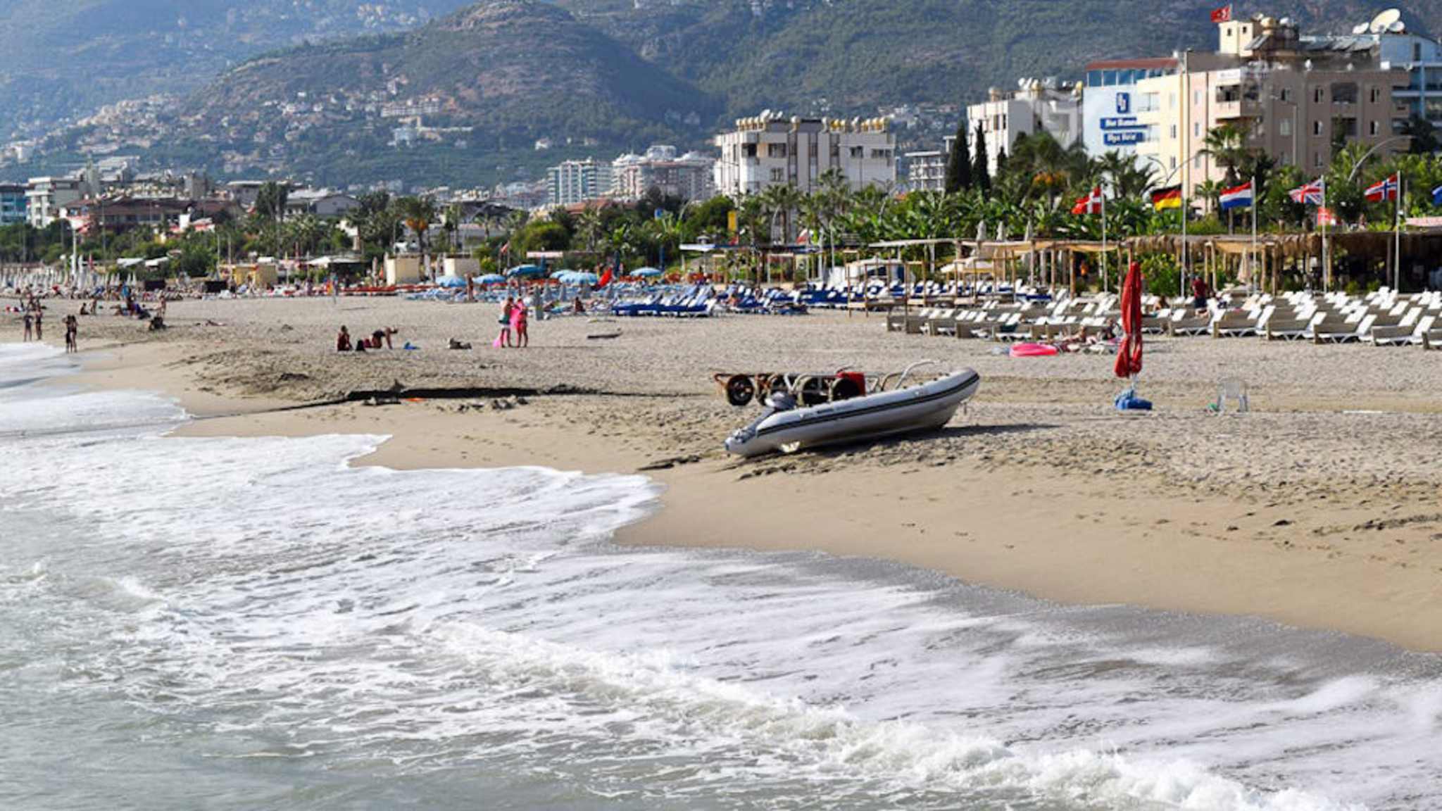 Oba Beach, Alanya, Türkische Rivera, Türkei