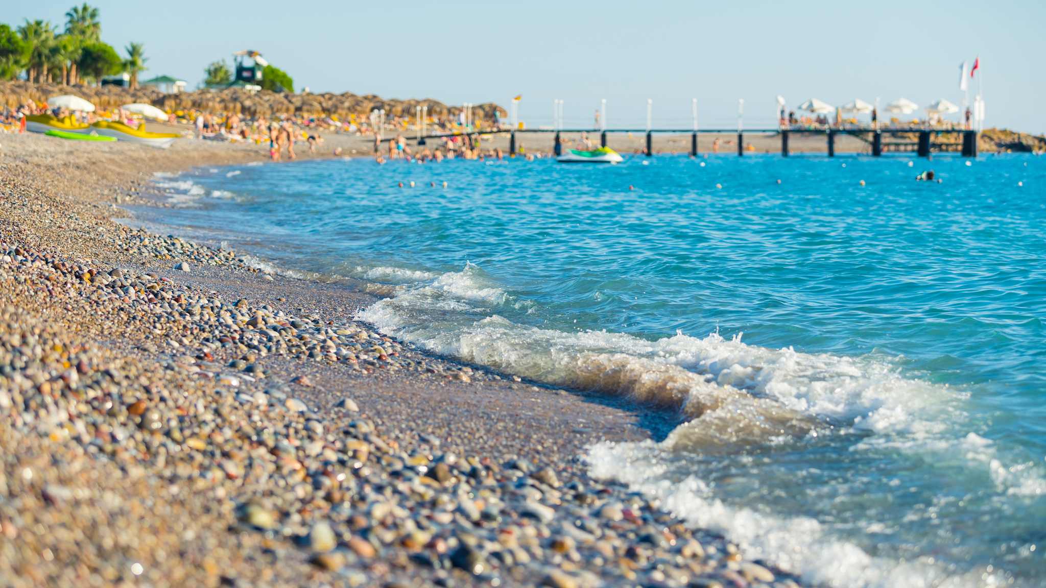 Strand Okurcalar in Alanya, Türkei