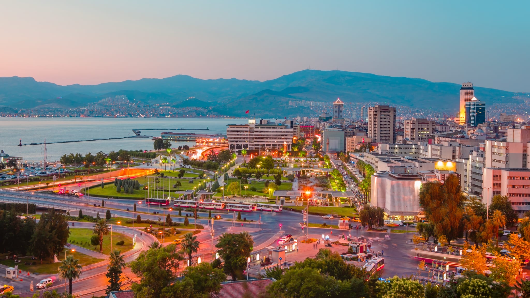 Stadt, Izmir, Türkei