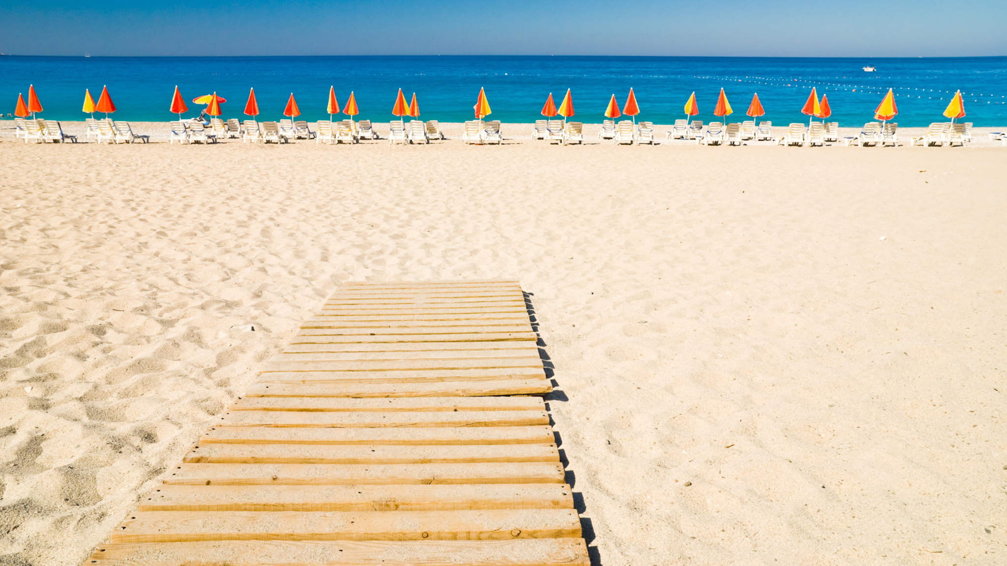 Sommer Strand in der Türkei