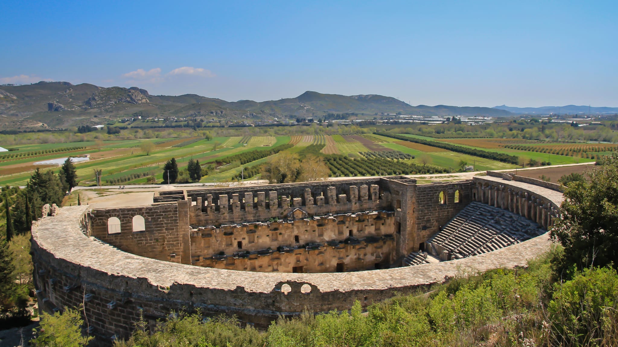 Ancient Aspendos Roman Times Turkey