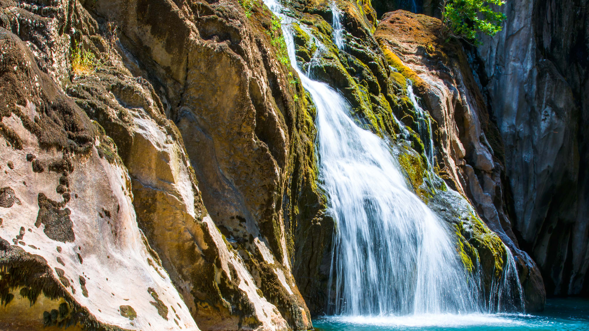 Der Ucansu Wasserfall im Taurusgebirge, Türkische Riviera