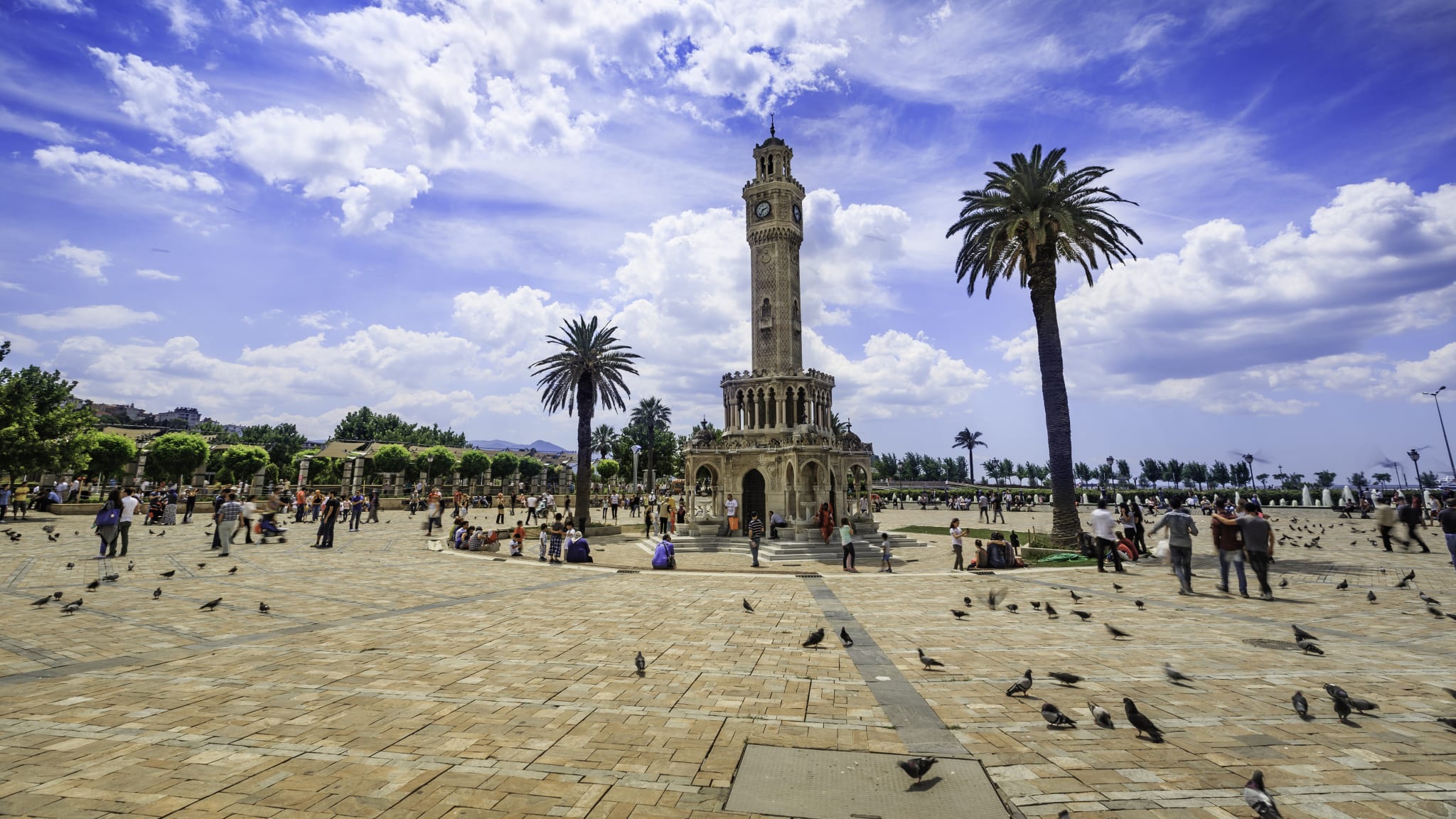 Uhrturm Saat Kulesi, Konak-Platz, Izmir, Türkei
