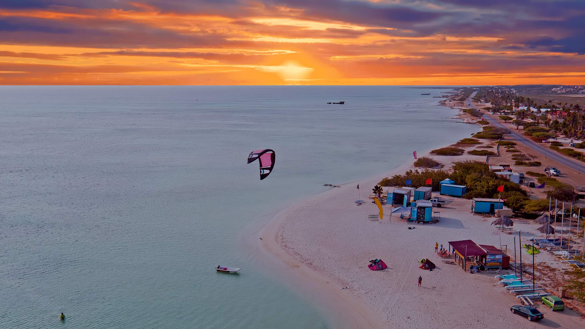 Strand am Fisherman's Huts, Aruba, Karibik © Shutterstock