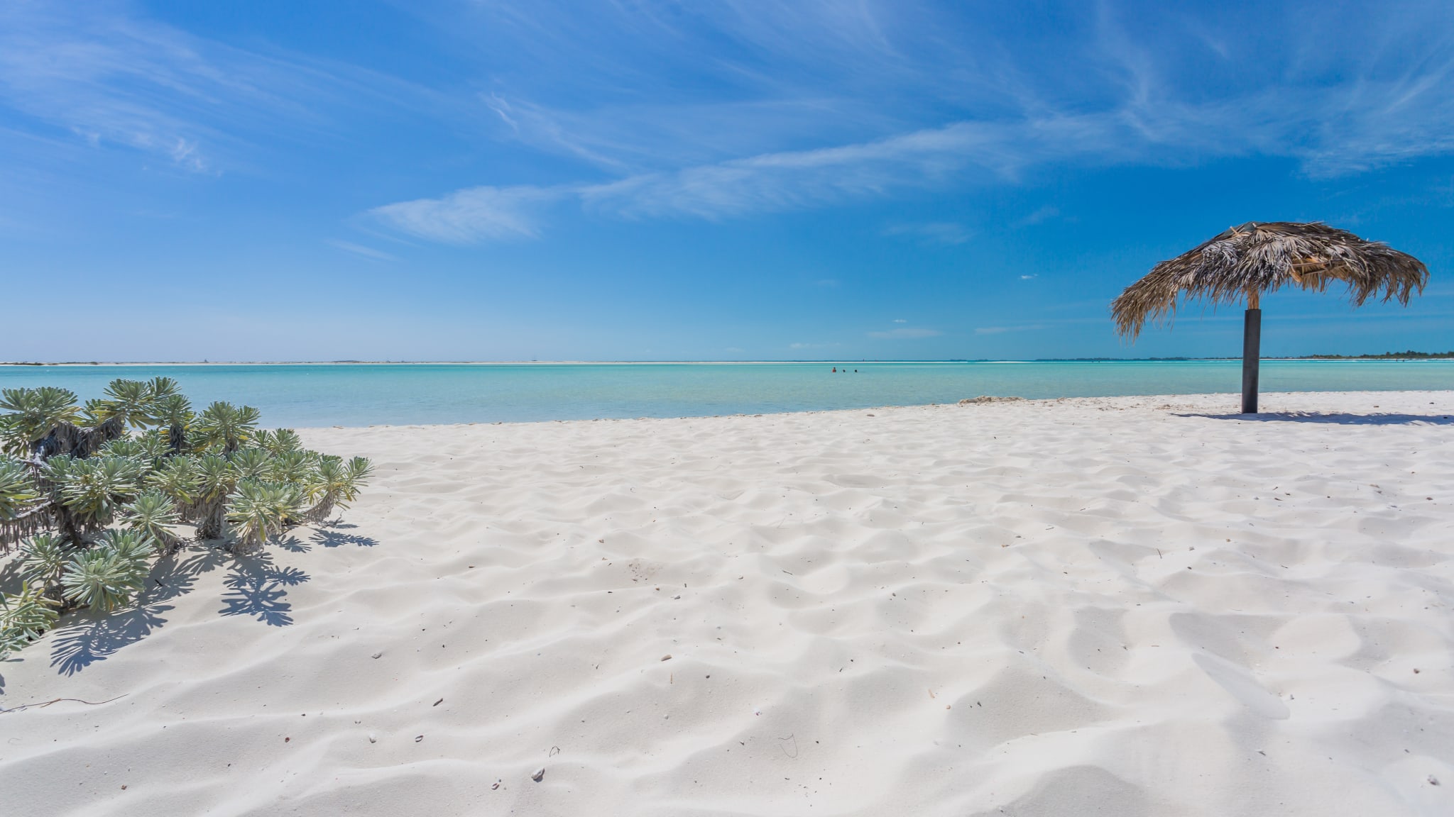Weißer Sandstrand Cayo Largo, Kuba Südküste