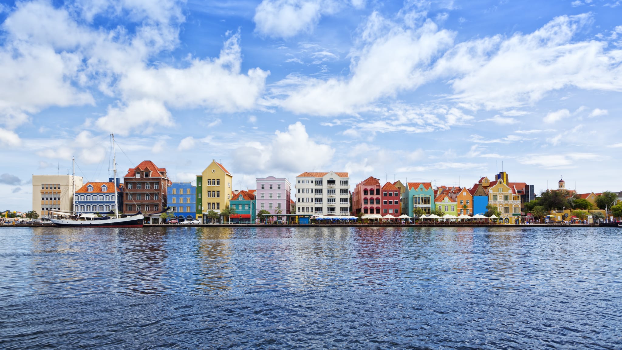 Willemstad im Südosten von Curaçao