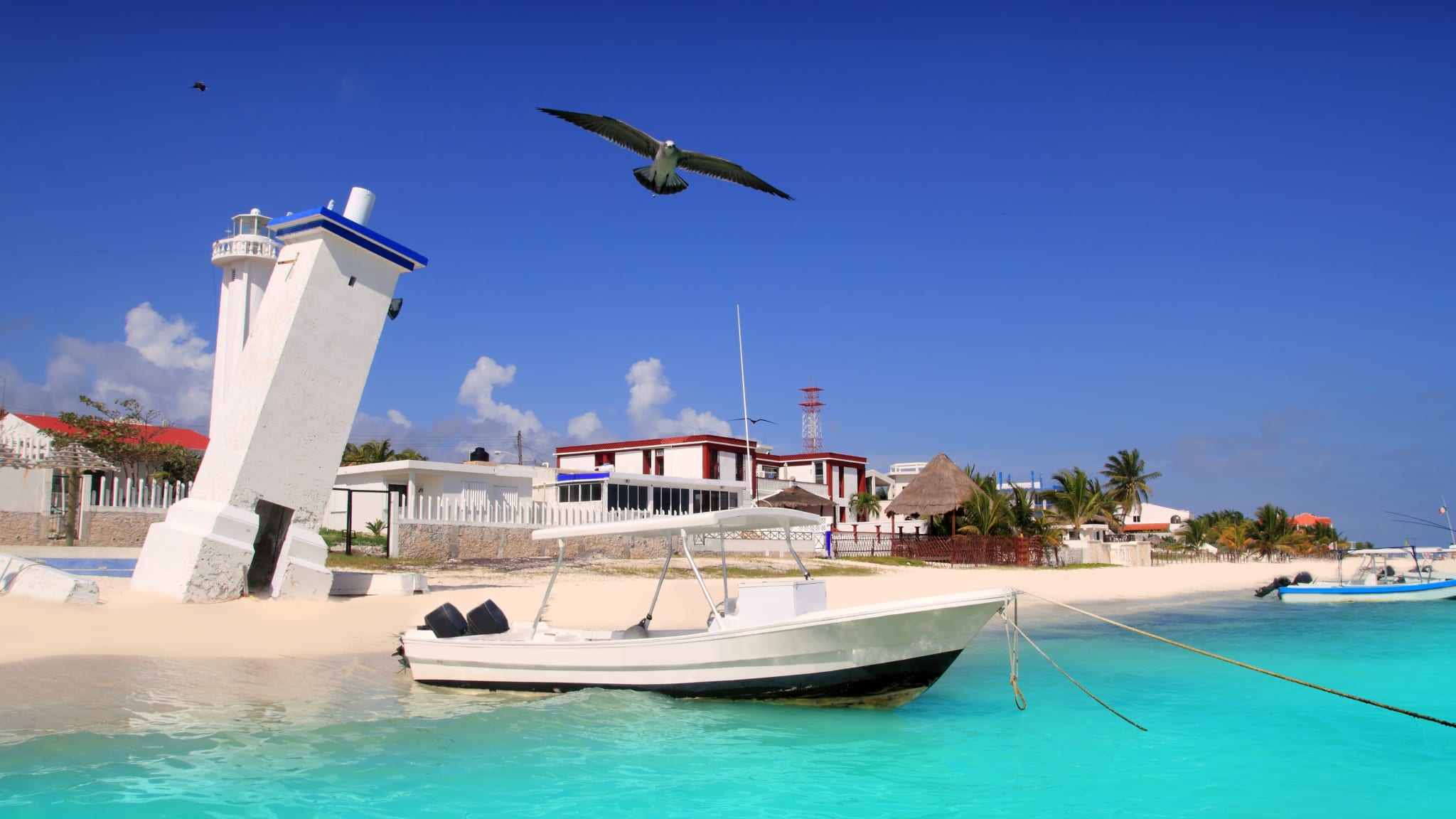 Seehafen, Puerto Morelos/Riviera Maya, Mexikio