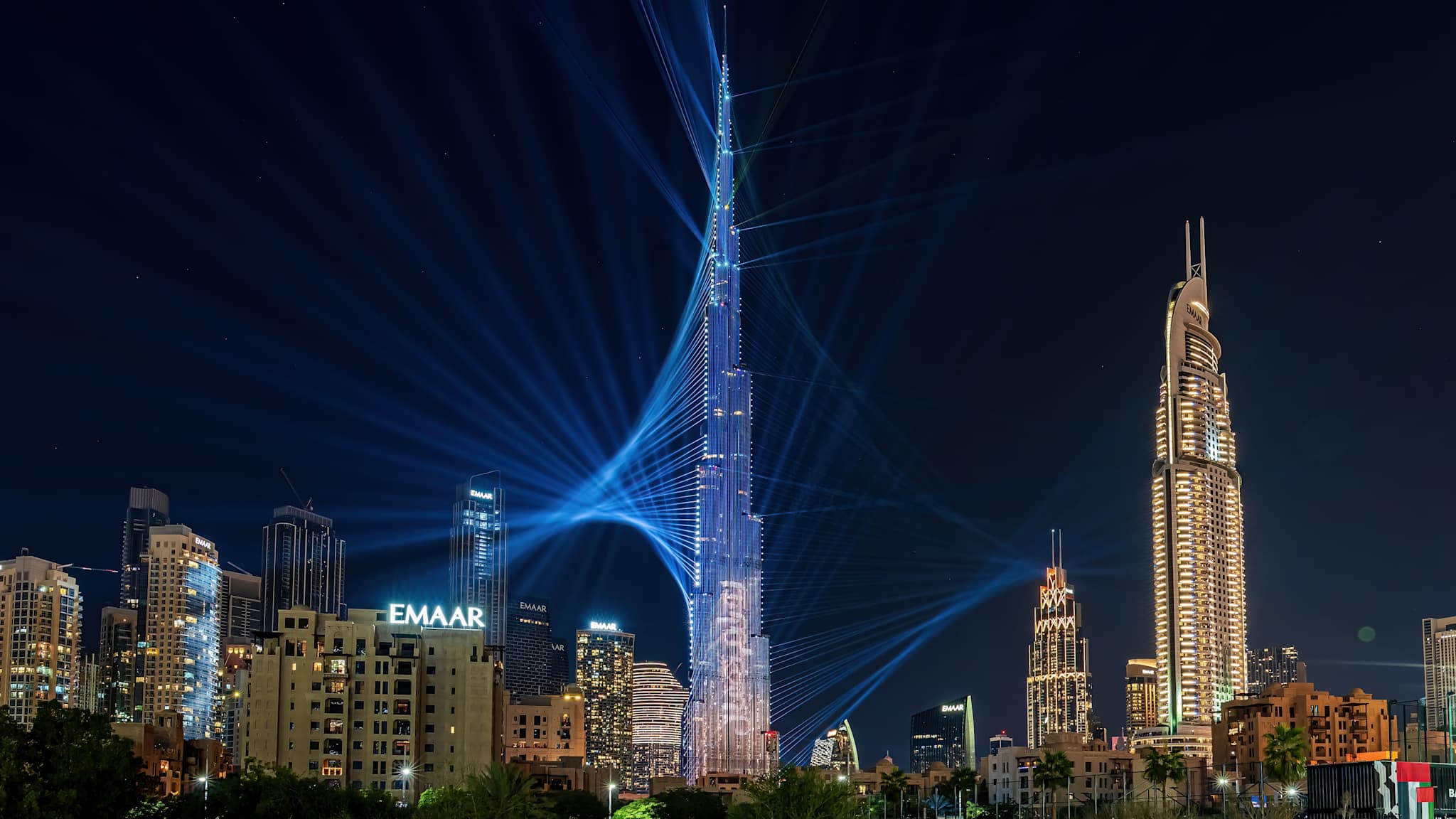 Burj Khalifa Lasershow ©Shutterstock