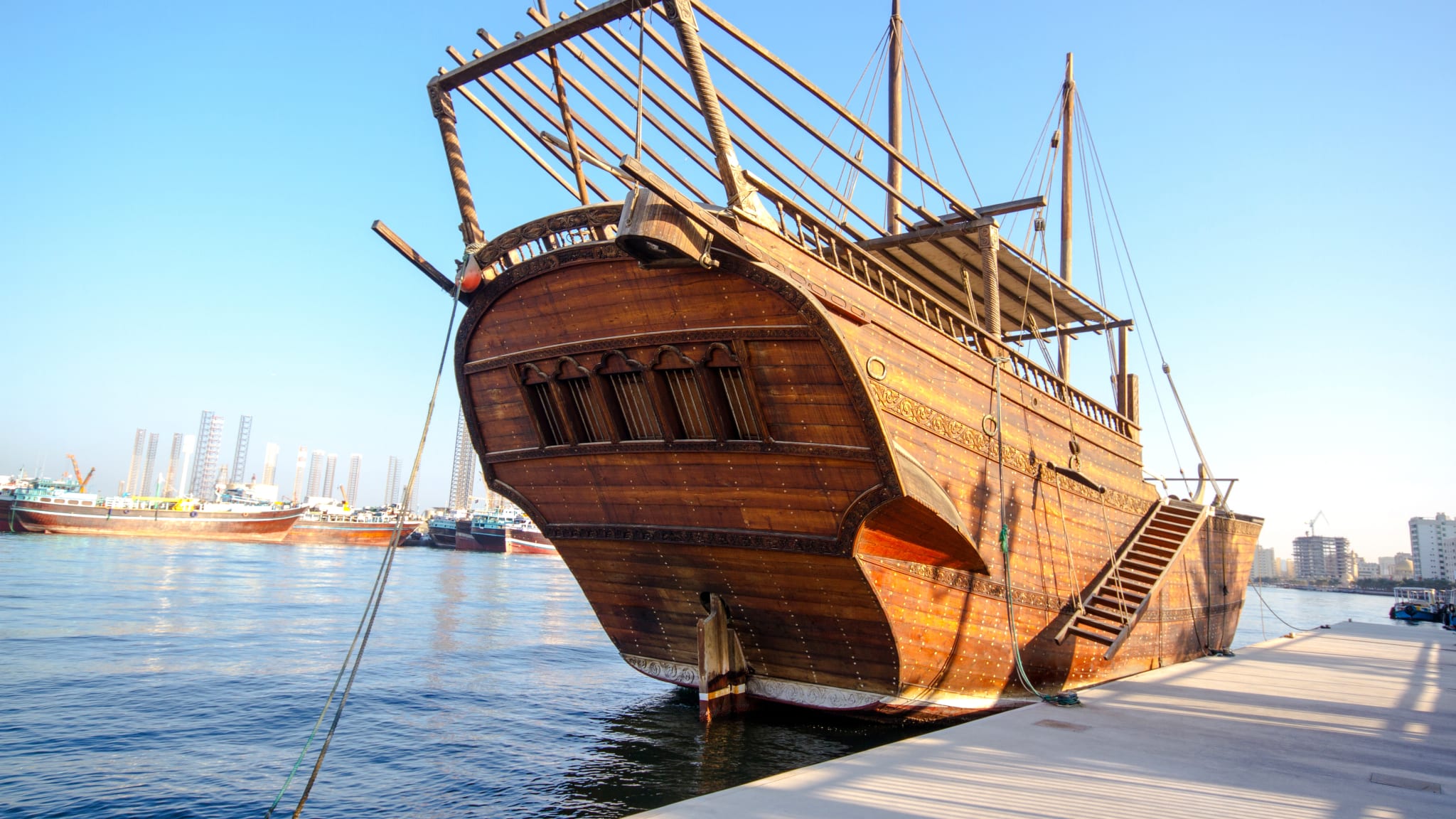 Traditionelles Boot, Fujairah, Fujairah