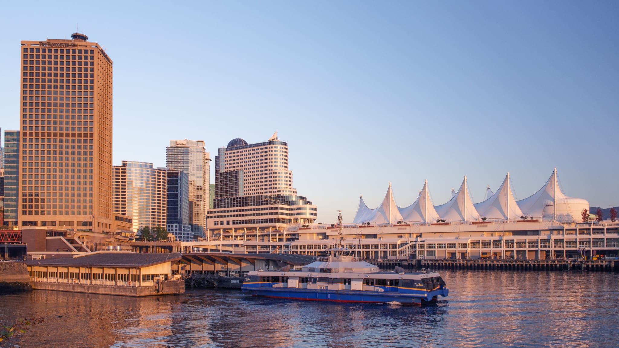Vanvouver Water Bus at Sunrise