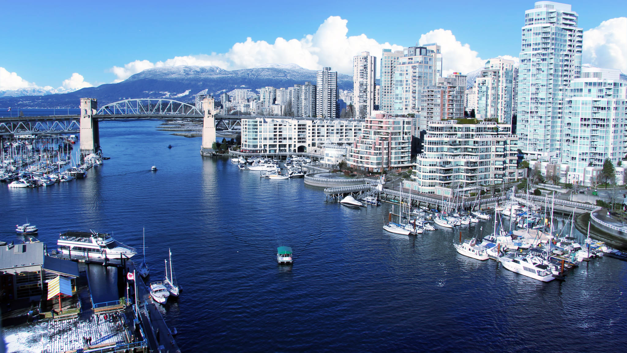 Burrard street bridge, Vancouver, British Columbia