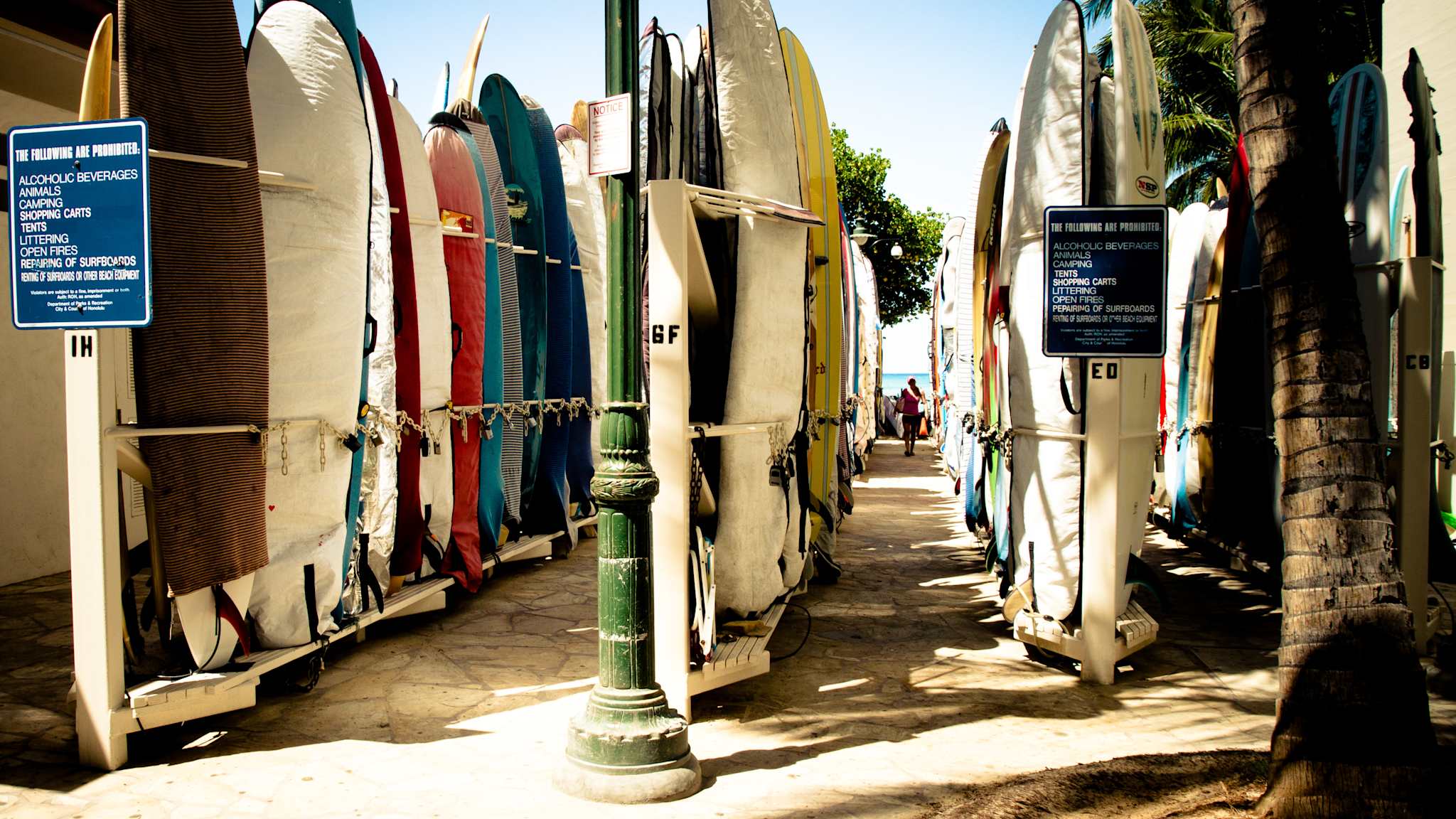 Surfboards Waikiki Beach, Hawaii