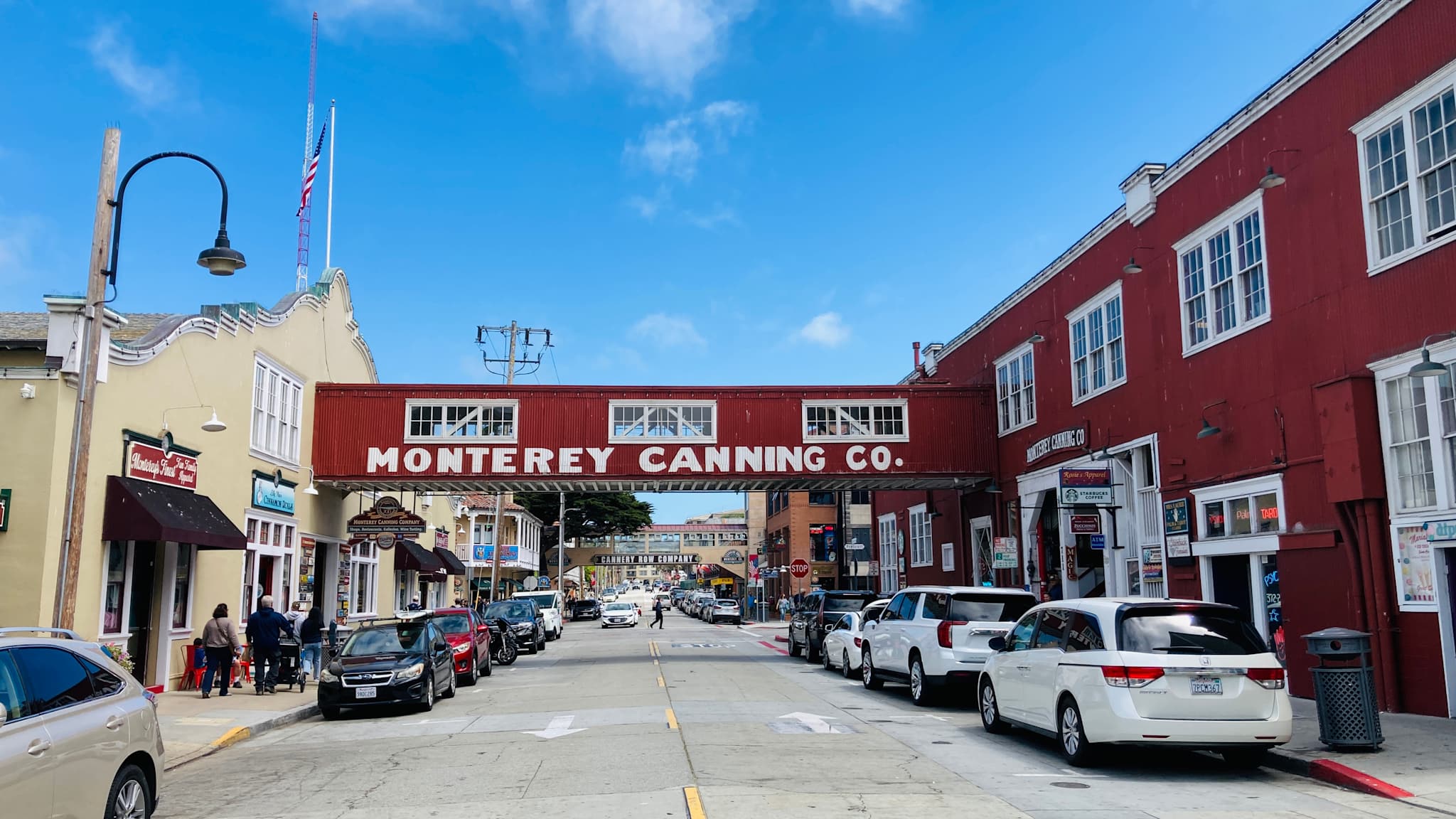Die berühmte Cannery Row in Monterey