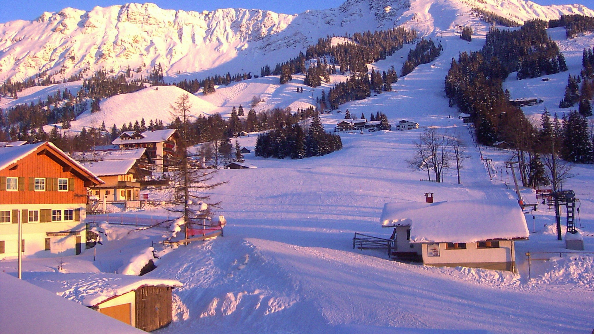 Blick vom Balkon zum Iseler © Hotel Zum Alten Senn