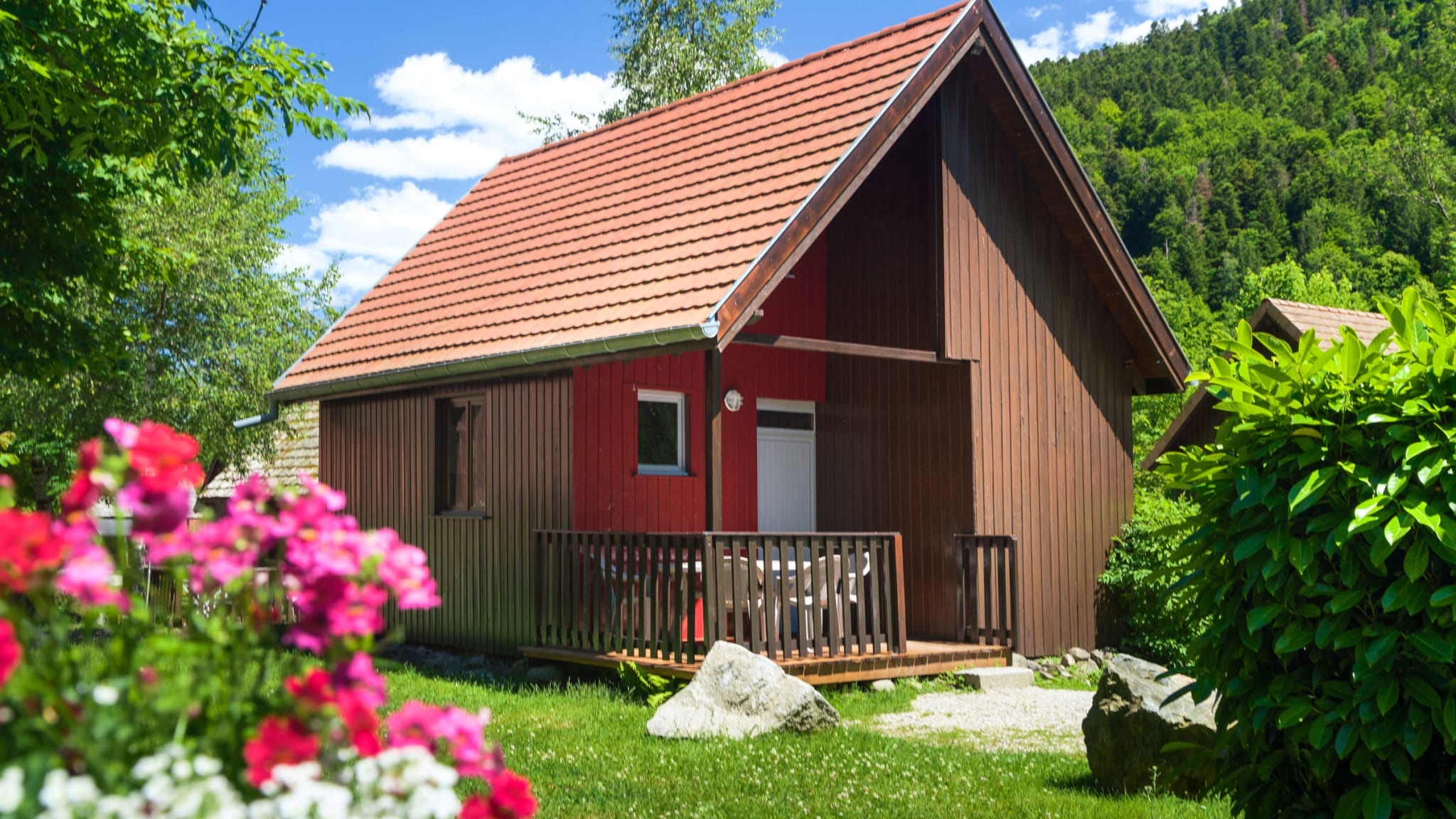 Außenansicht © Auberge et Chalets de la Wormsa