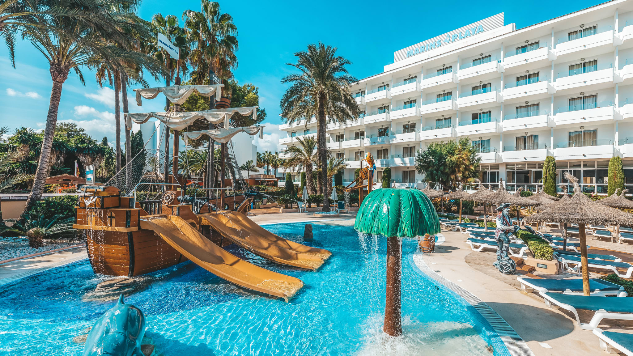 Kinderpool-Traum © Aparthotel Marins Playa, Cala Millor, Mallorca