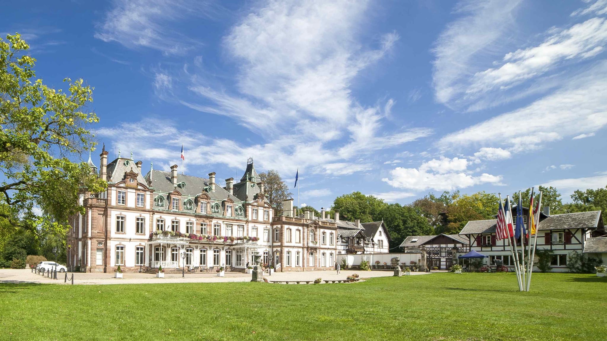 Außenansicht © Hotel Château de Pourtalès
