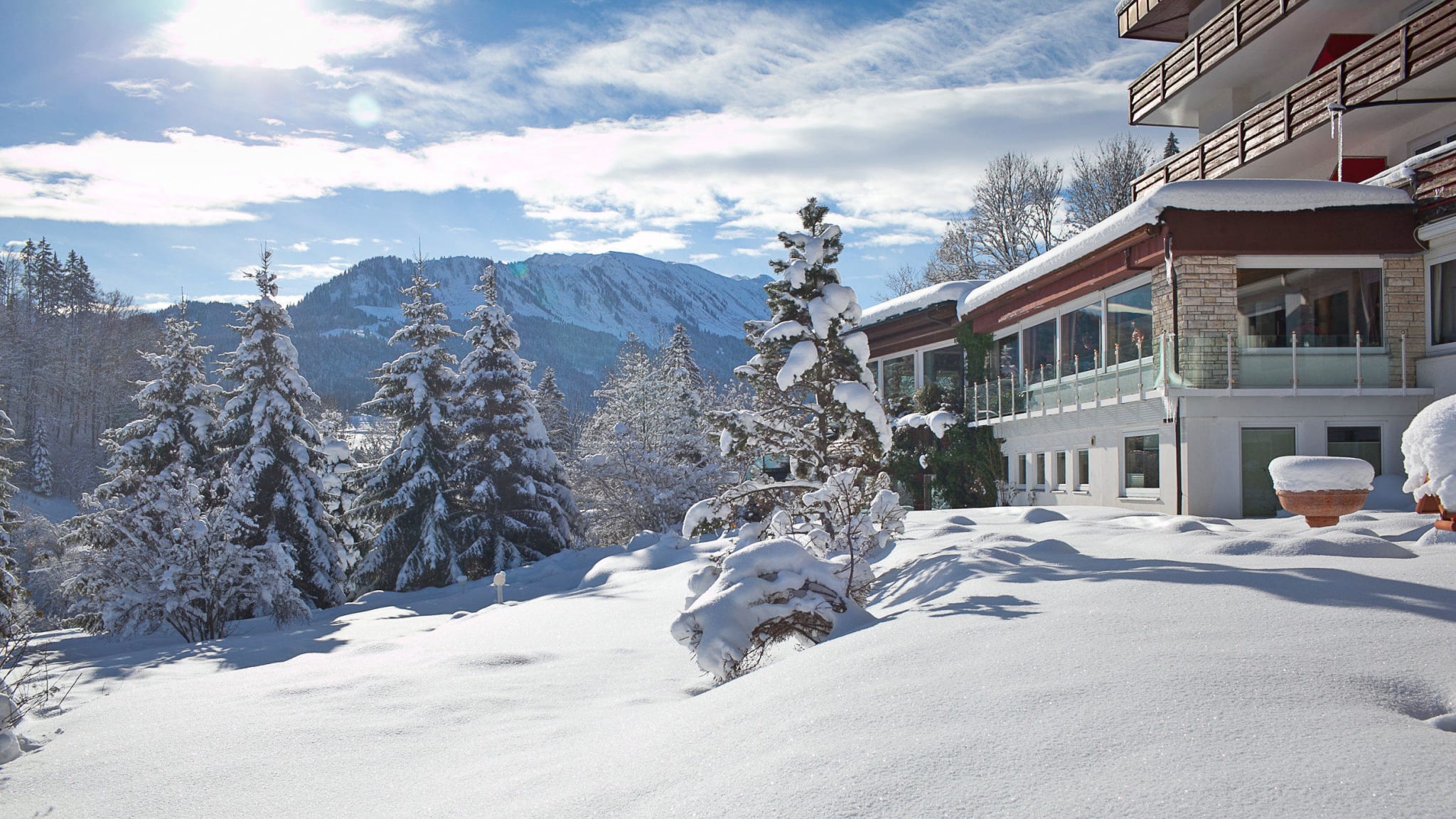 Ausblick Alpenhotel Oberstdorf © Alpenhotel Tiefenbach