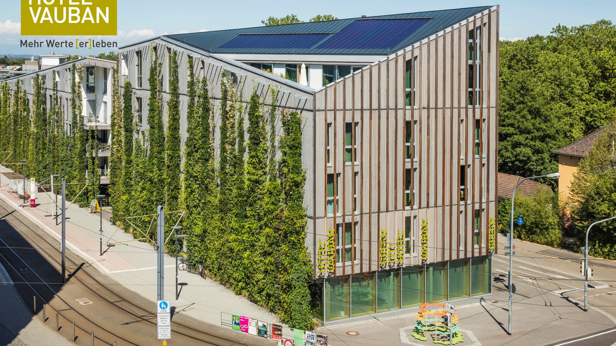 Außenansicht © Green City Hotel Vauban