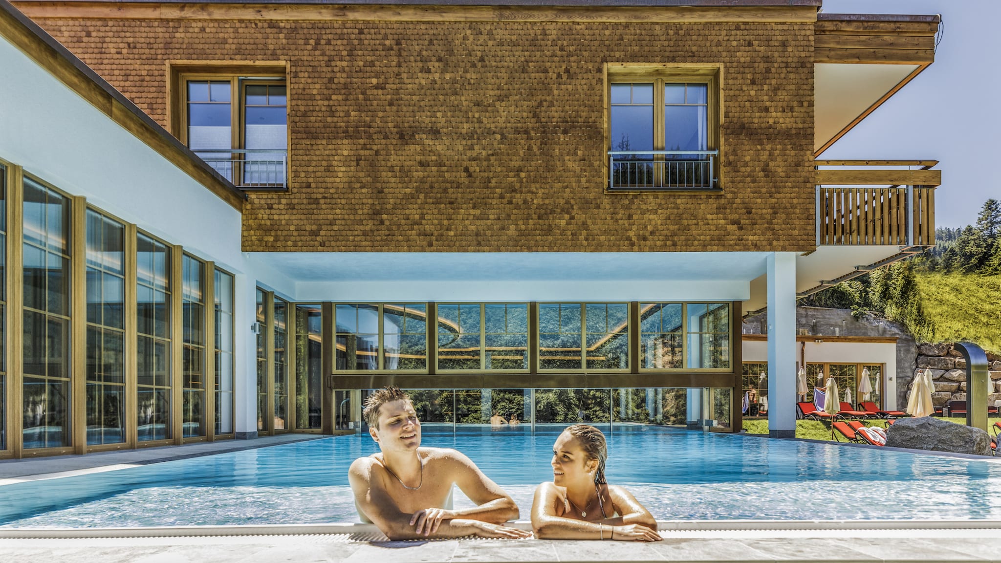 Pool © Wellnesshotel Forsthaus Auerhahn