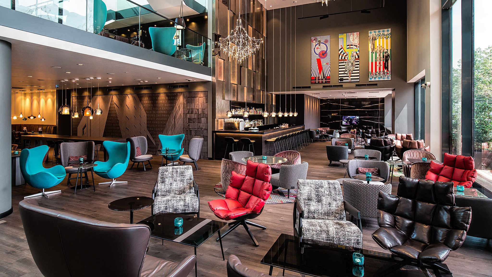 Lobby © Motel One Wien Westbahnhof