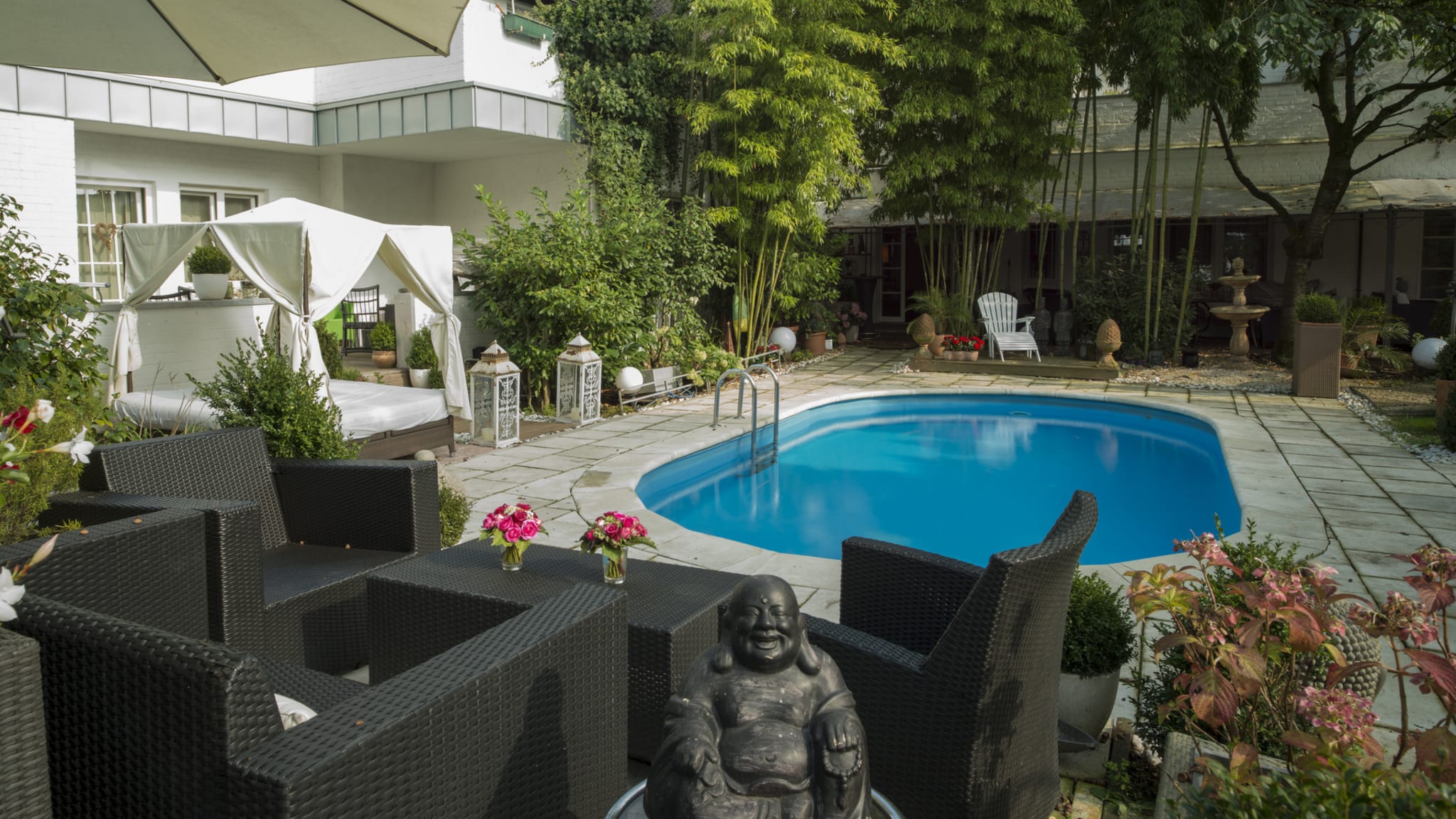 Gartenanlage © Hotel Ashleys Garden