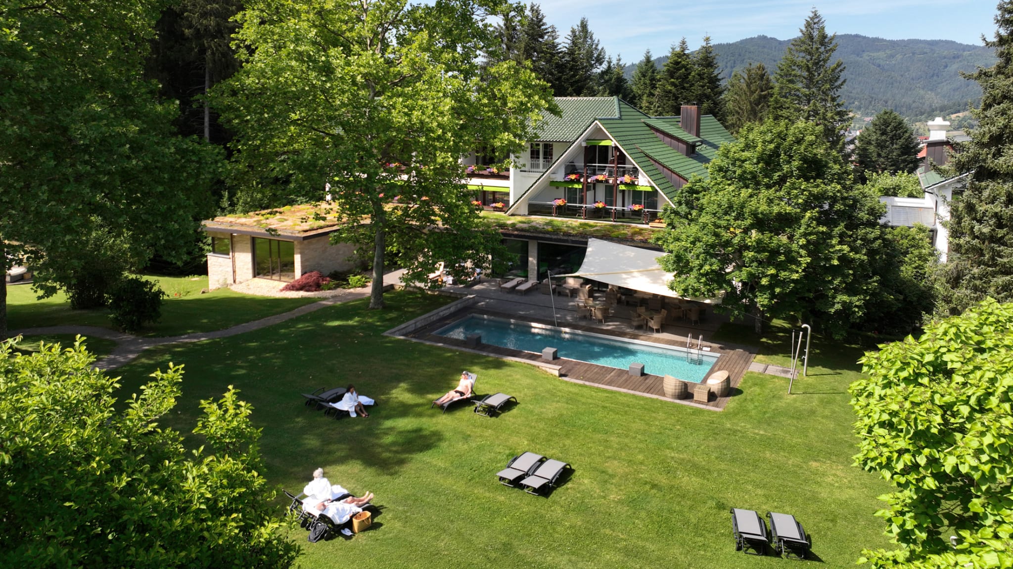 Gartenanlage © Waldhotel Grüner Baum
