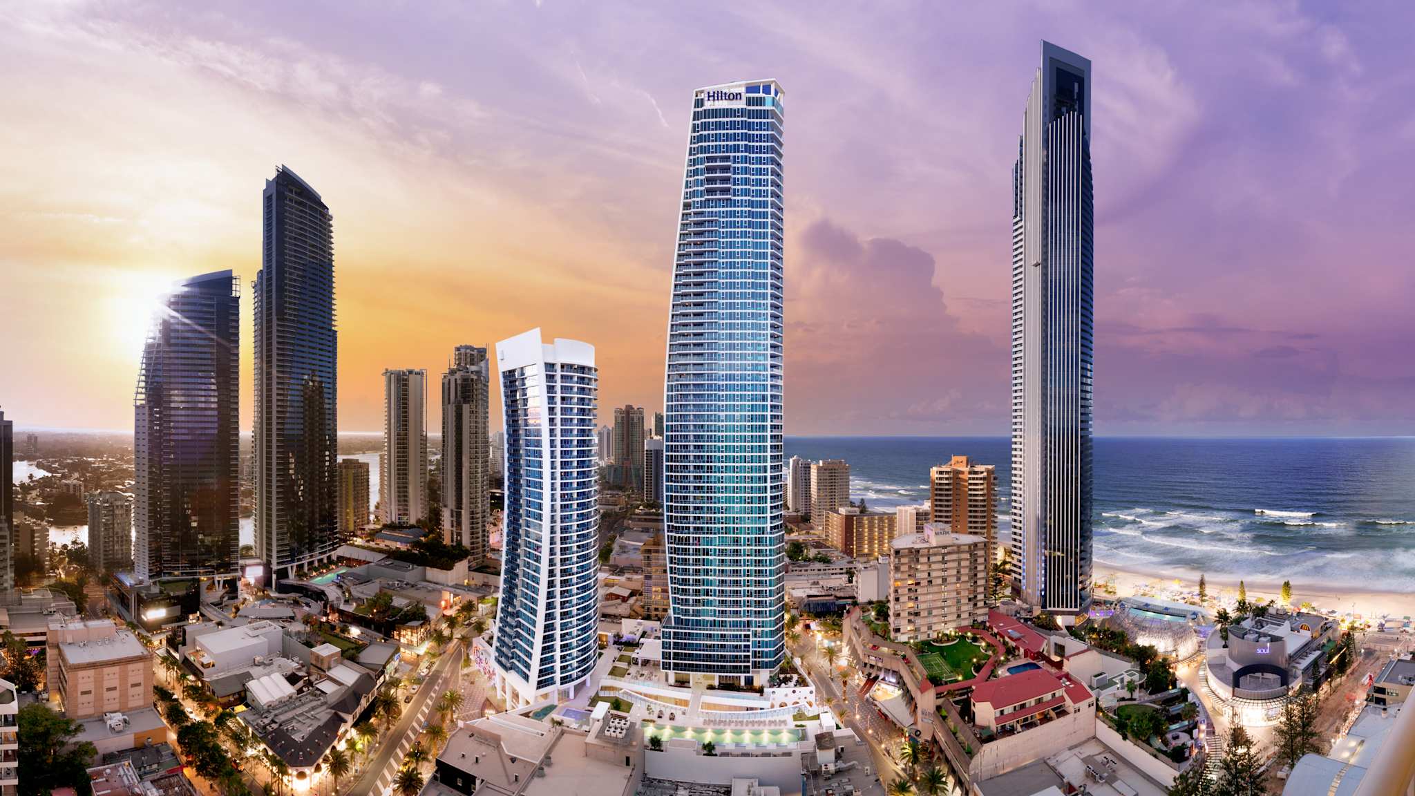 Außenansicht © Hilton Surfers Paradise Hotel & Residenc
