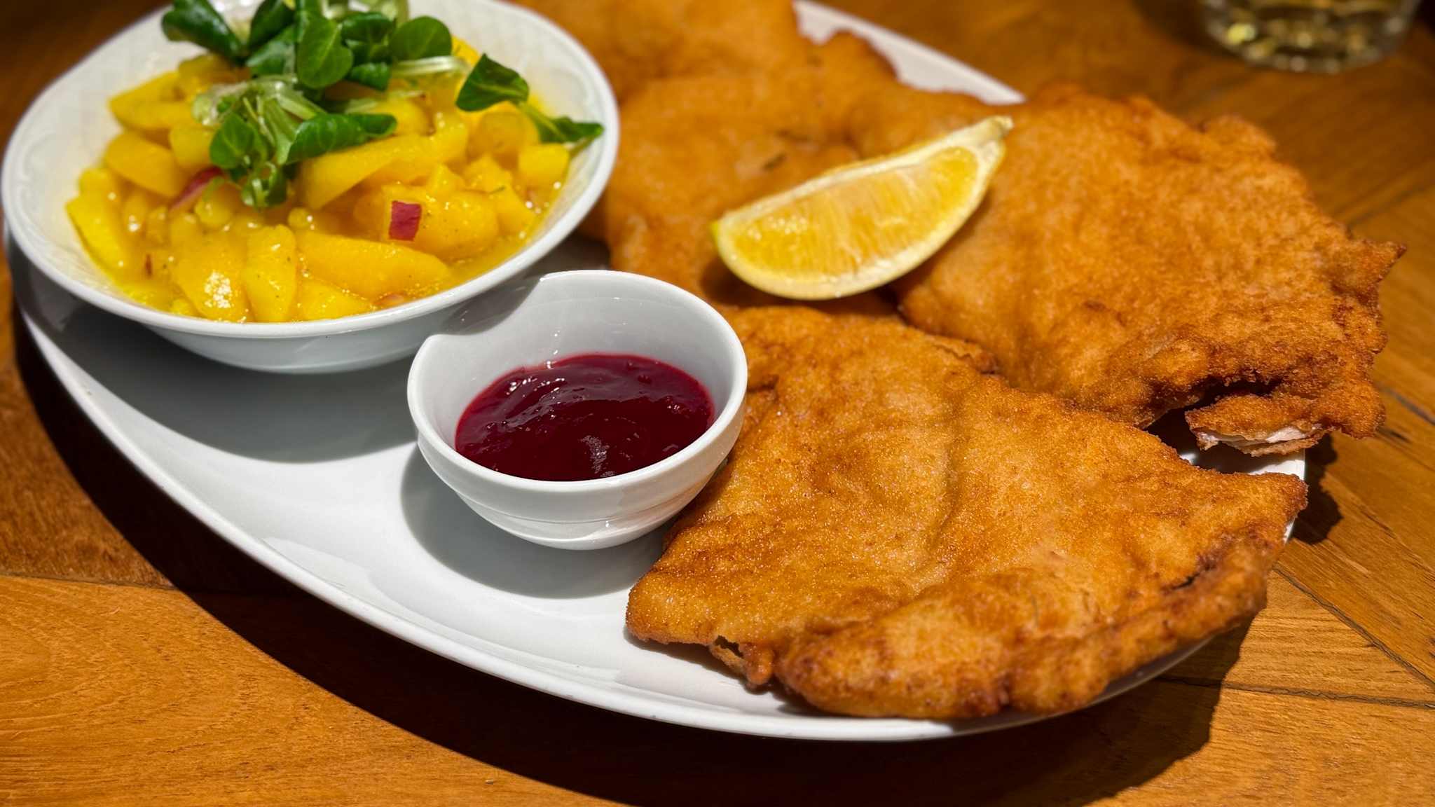 Ein traditionelles Wiener Schnitzel.