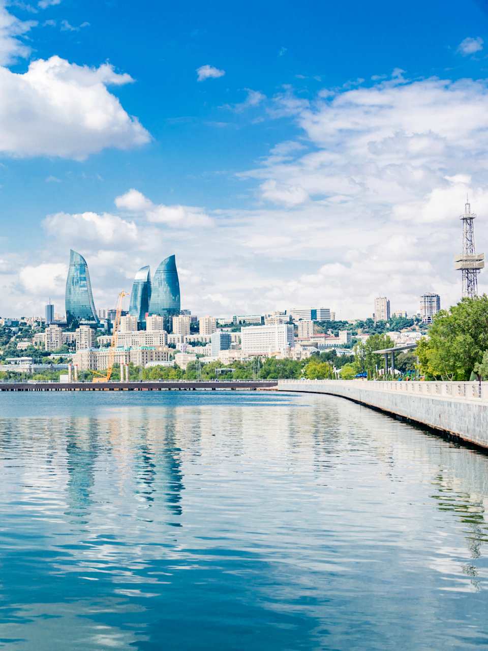 Blick auf Baku © Azerbaijan Tourism