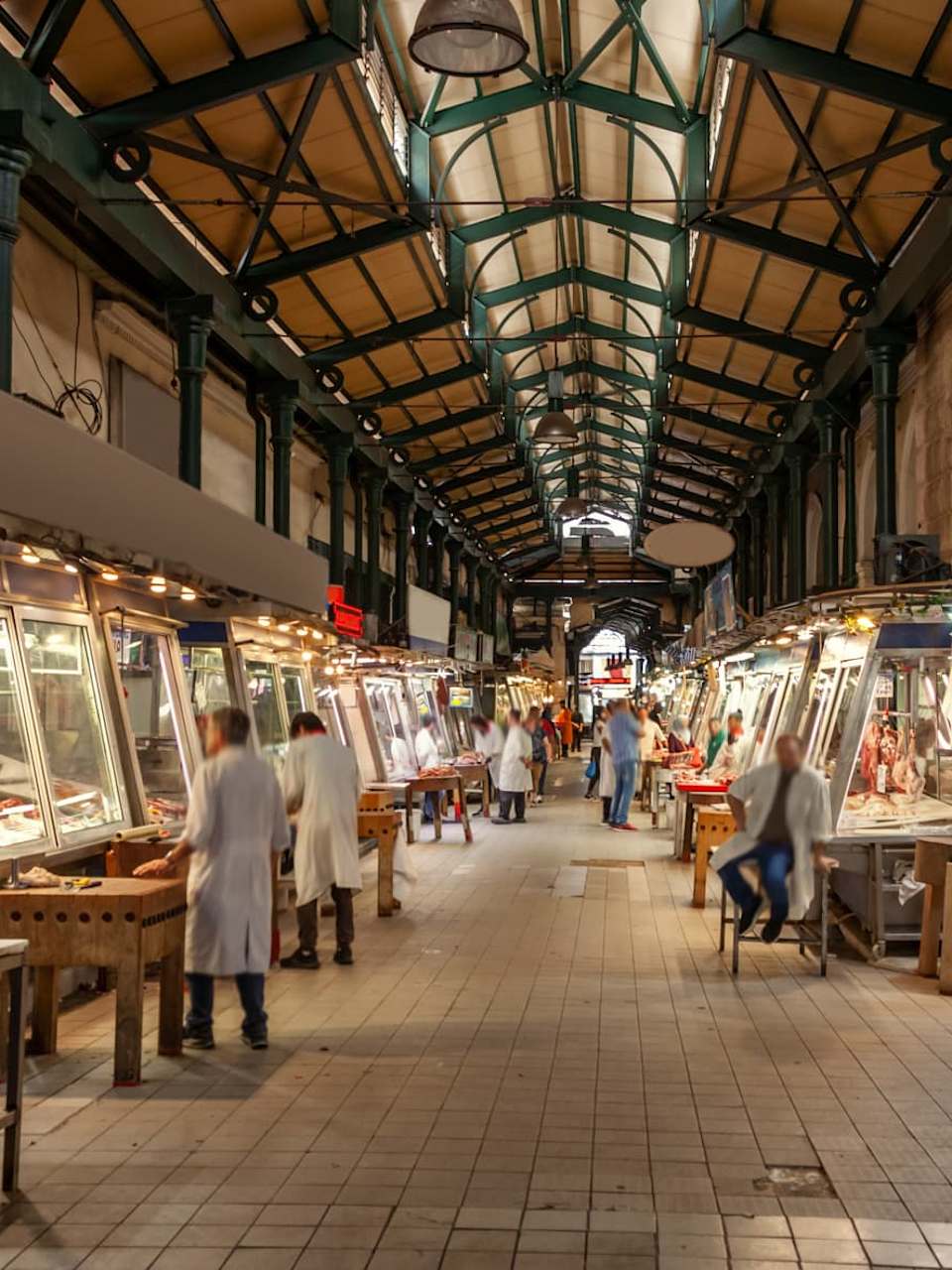 Markthalle vom Zentralmarkt in Athen.