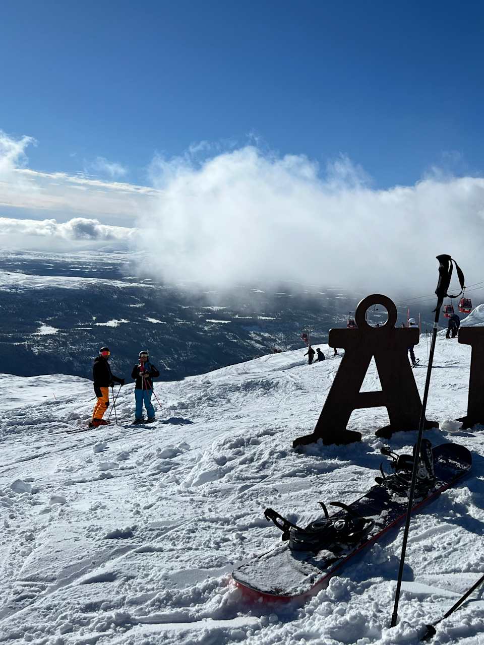 Ein hochgelegenes Skigebiet