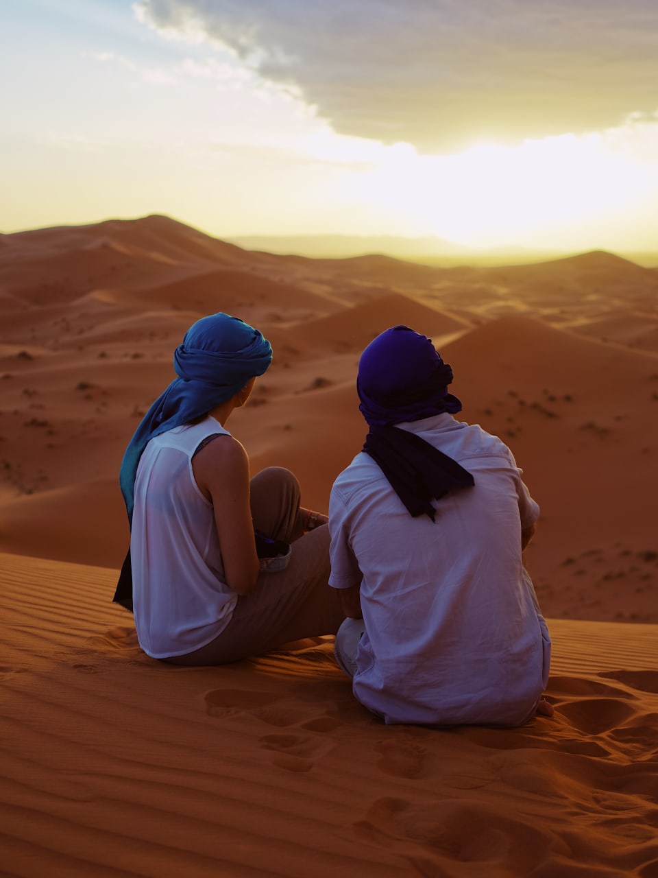 Was für ein Anblick: Sonnenuntergang in Merzouga © visitmorocco